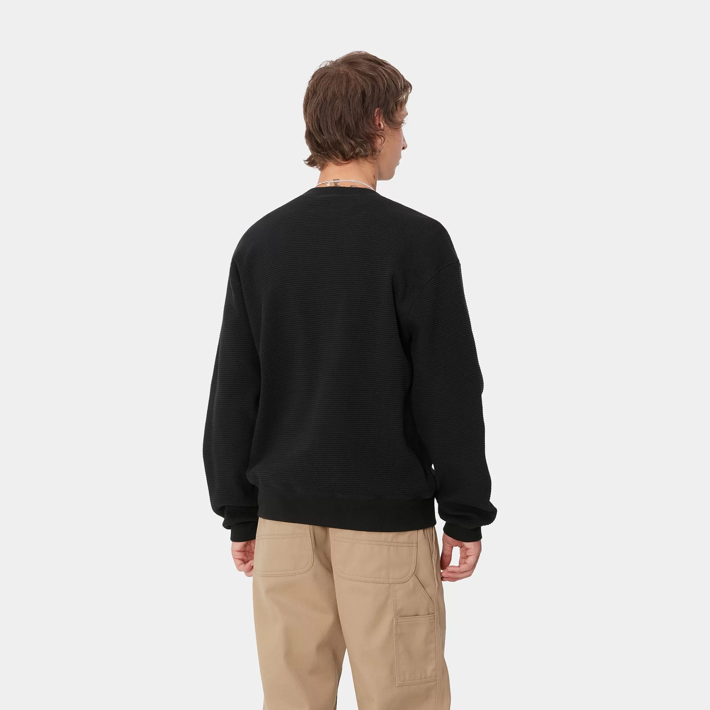 Sweats | Carhartt WIP Main Basics Sweat Black / White