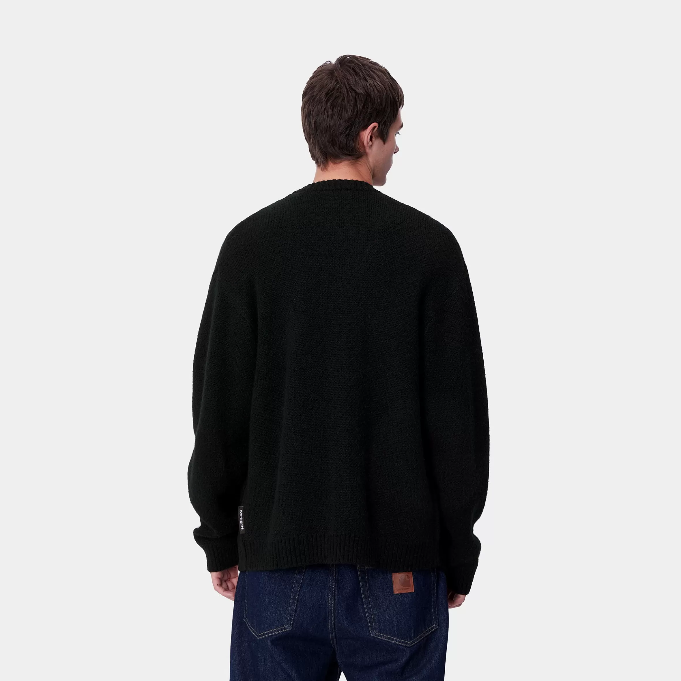 Malhas | Carhartt WIP Merton Cardigan Black