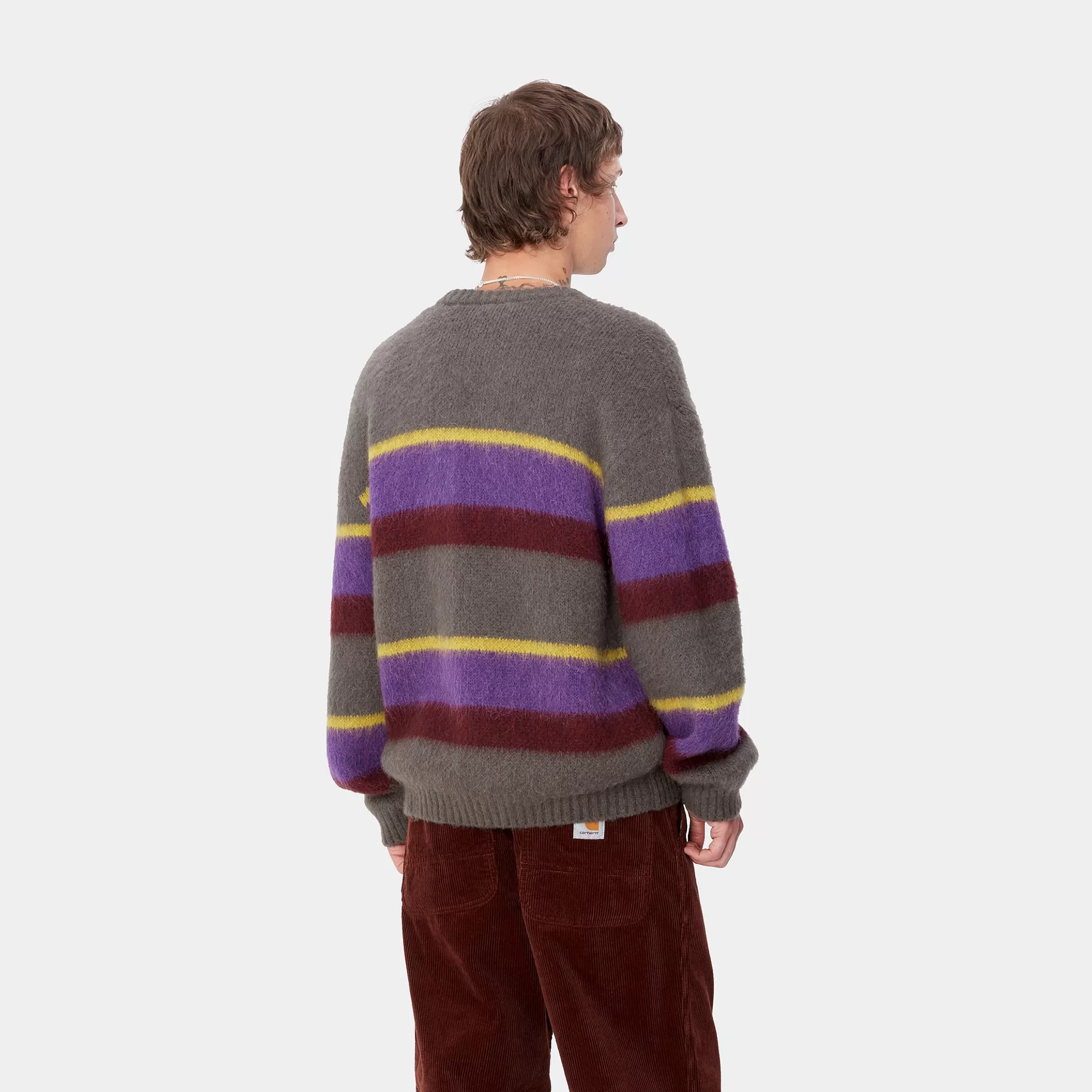 Malhas | Carhartt WIP Merton Sweater Sundling Stripe, Aura