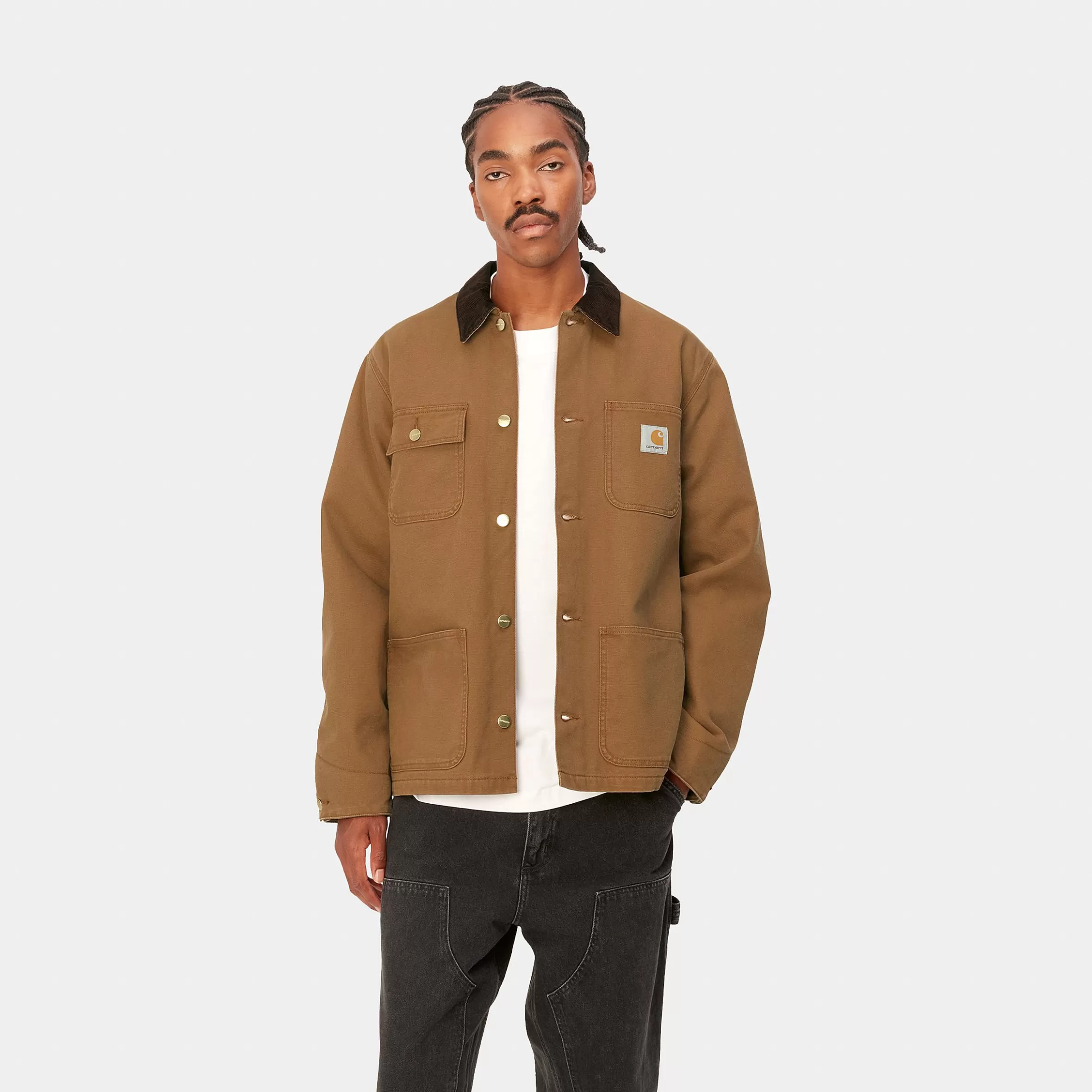 Blusões E Coletes | Carhartt WIP Michigan Coat (Summer) Hamilton Brown / Tobacco