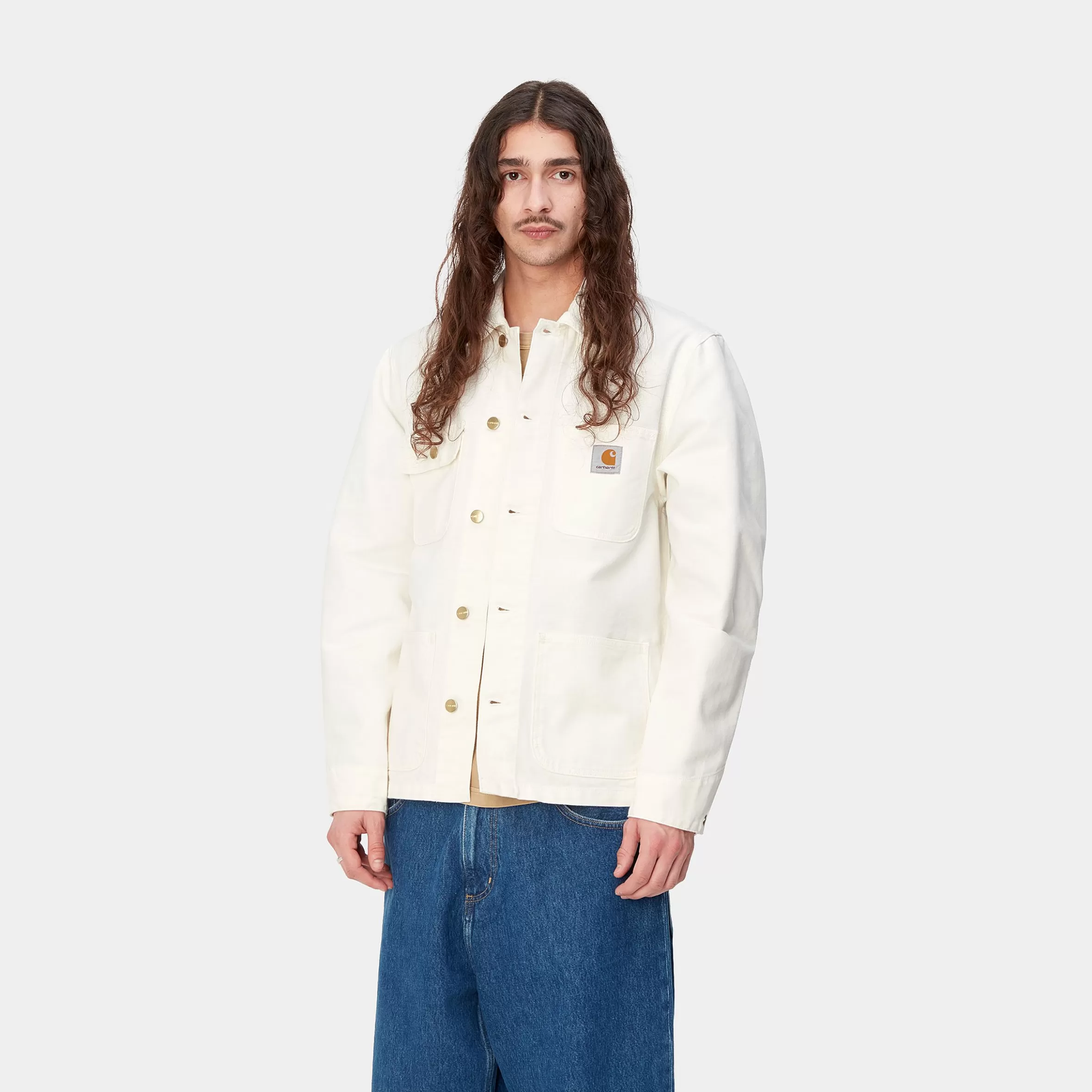 Blusões E Coletes | Carhartt WIP Michigan Coat (Summer) Wax / Wax