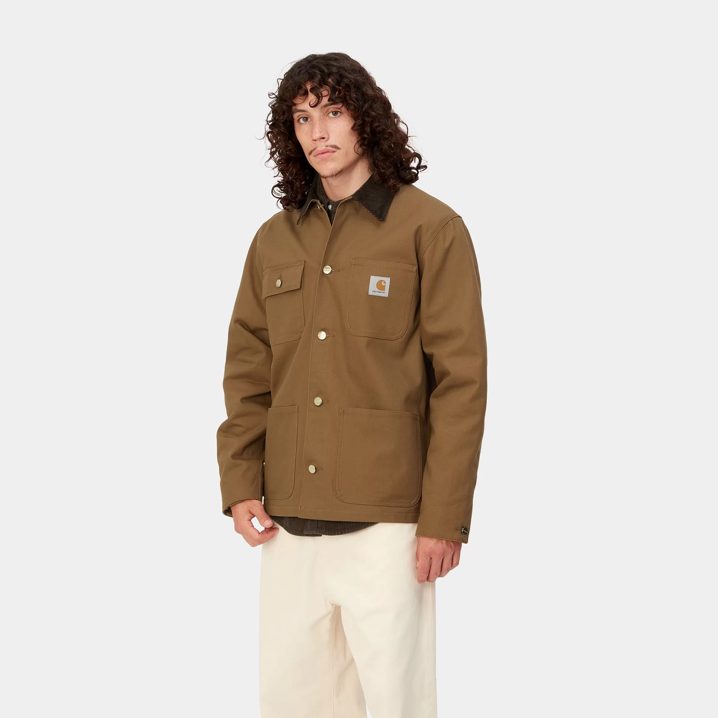 Blusões E Coletes | Carhartt WIP Michigan Coat (Winter) Hamilton Brown / Tobacco