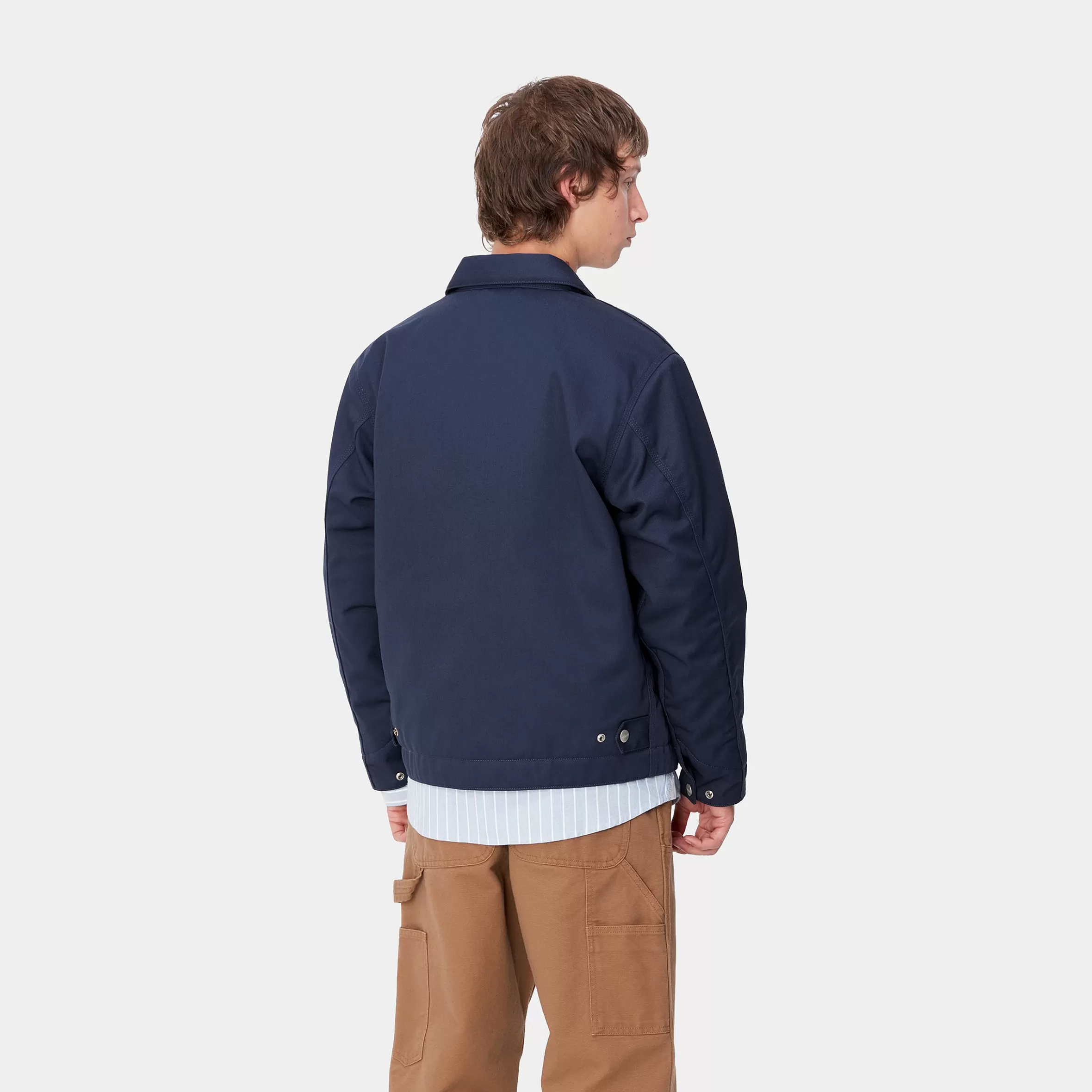 Blusões E Coletes | Carhartt WIP Module Script Jacket Air Force Blue / White