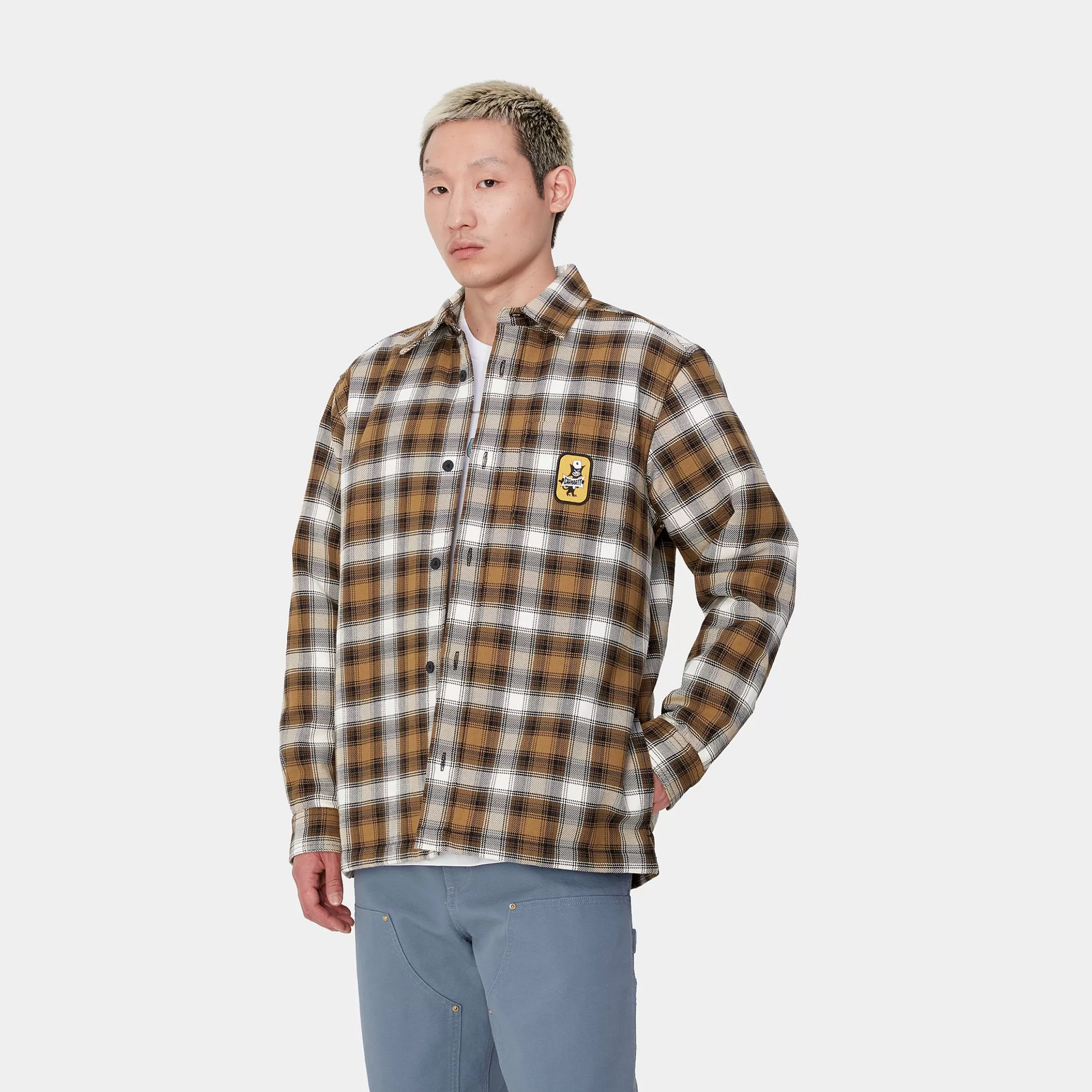 Blusões E Coletes | Camisas | Carhartt WIP Monahan Shirt Jac Monahan Check, Hamilton Brown