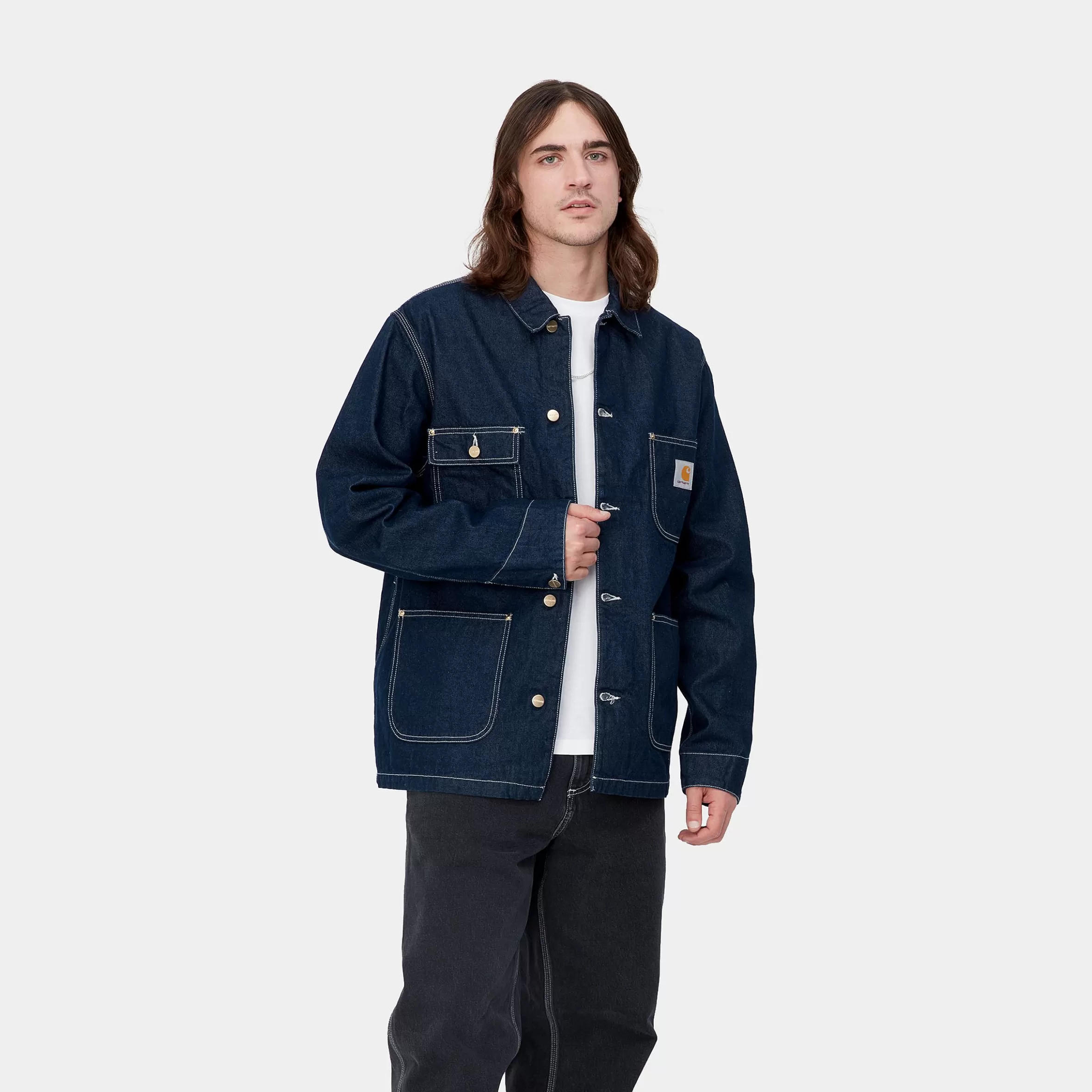 Blusões E Coletes | Ganga | Carhartt WIP OG Chore Coat Blue