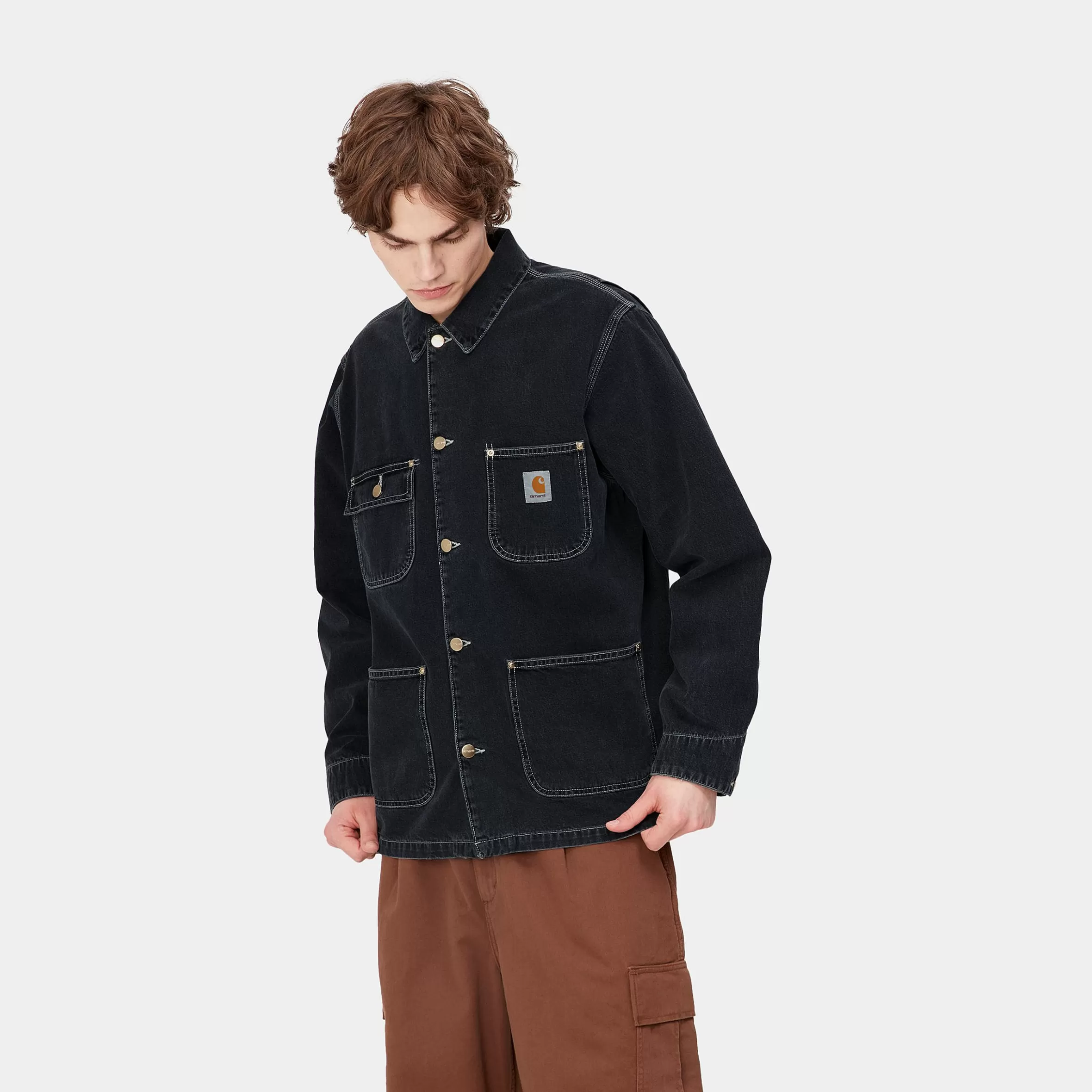 Blusões E Coletes | Ganga | Carhartt WIP OG Chore Coat Black