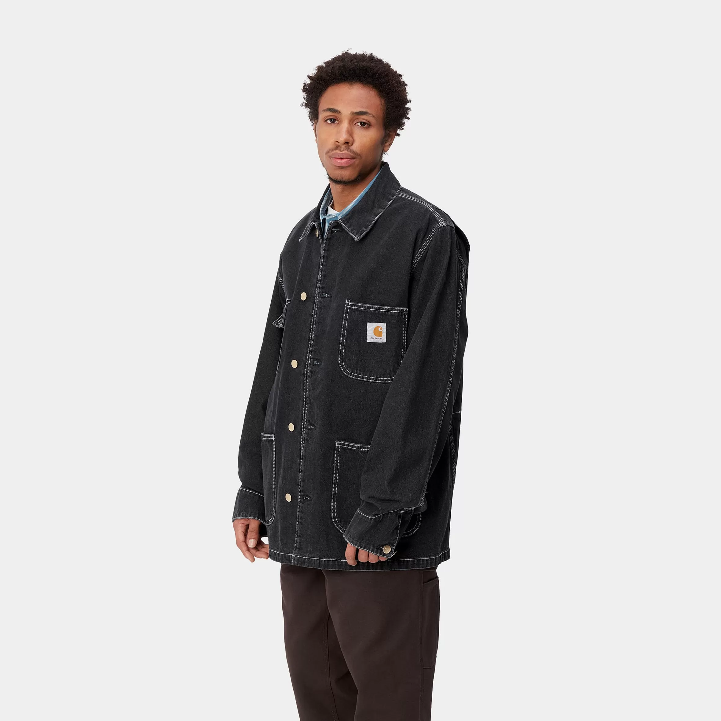 Blusões E Coletes | Ganga | Carhartt WIP OG Chore Coat Black