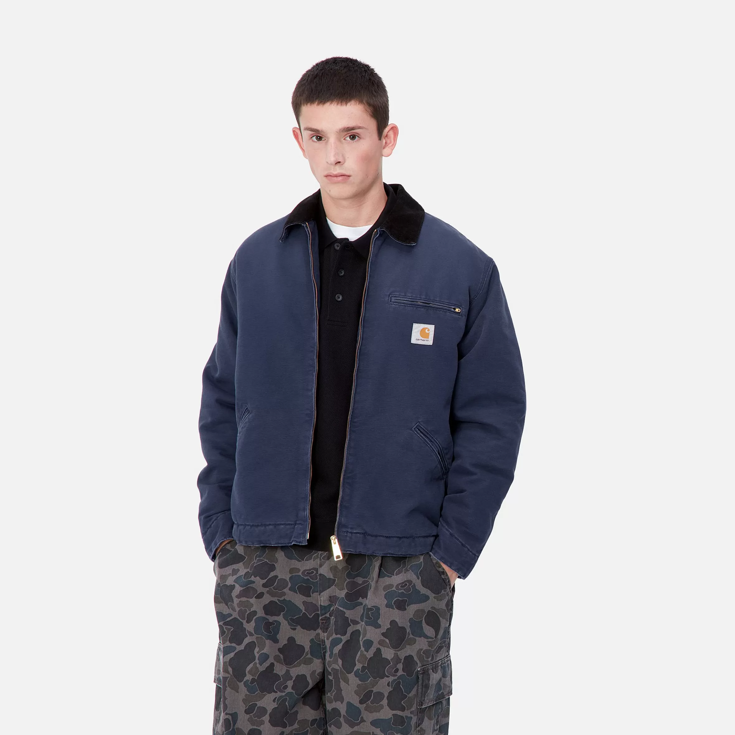 Blusões E Coletes | Carhartt WIP OG Detroit Jacket (Winter) Air Force Blue / Black