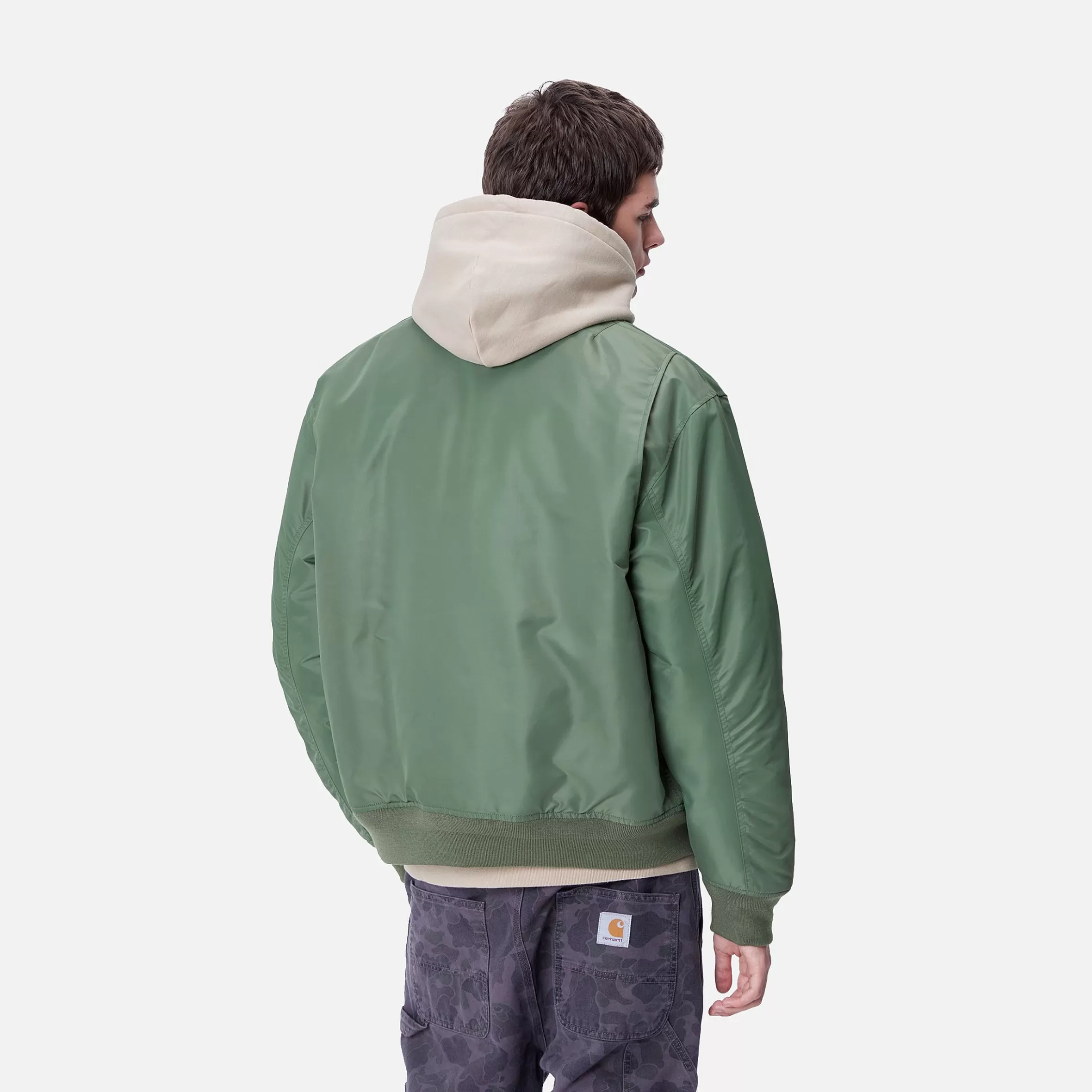 Blusões E Coletes | Carhartt WIP Olten Bomber Duck Green / Turmeric