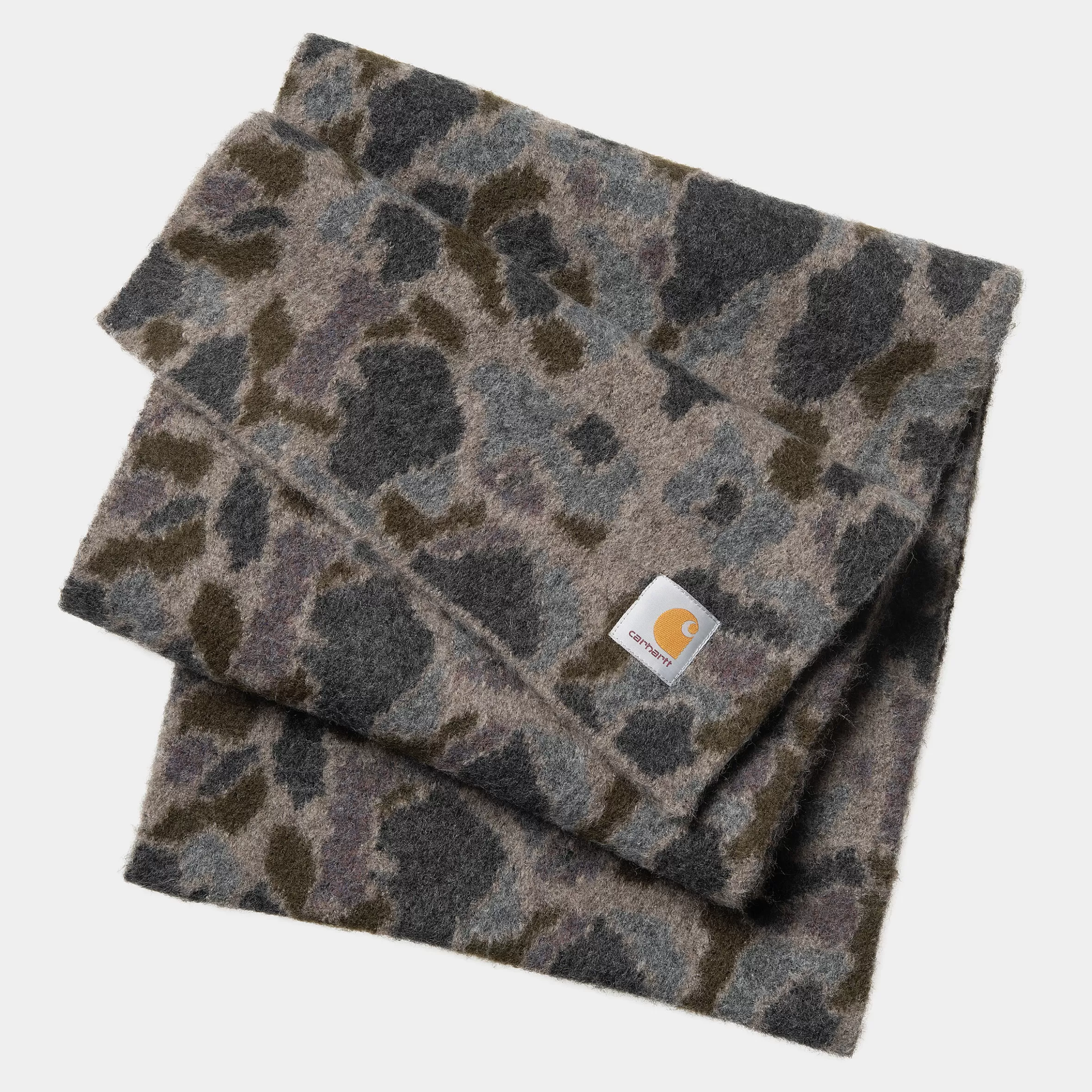 Acessórios | Luvas & Lenços | Carhartt WIP Palmer Scarf Camo Duck Jacquard, Grey