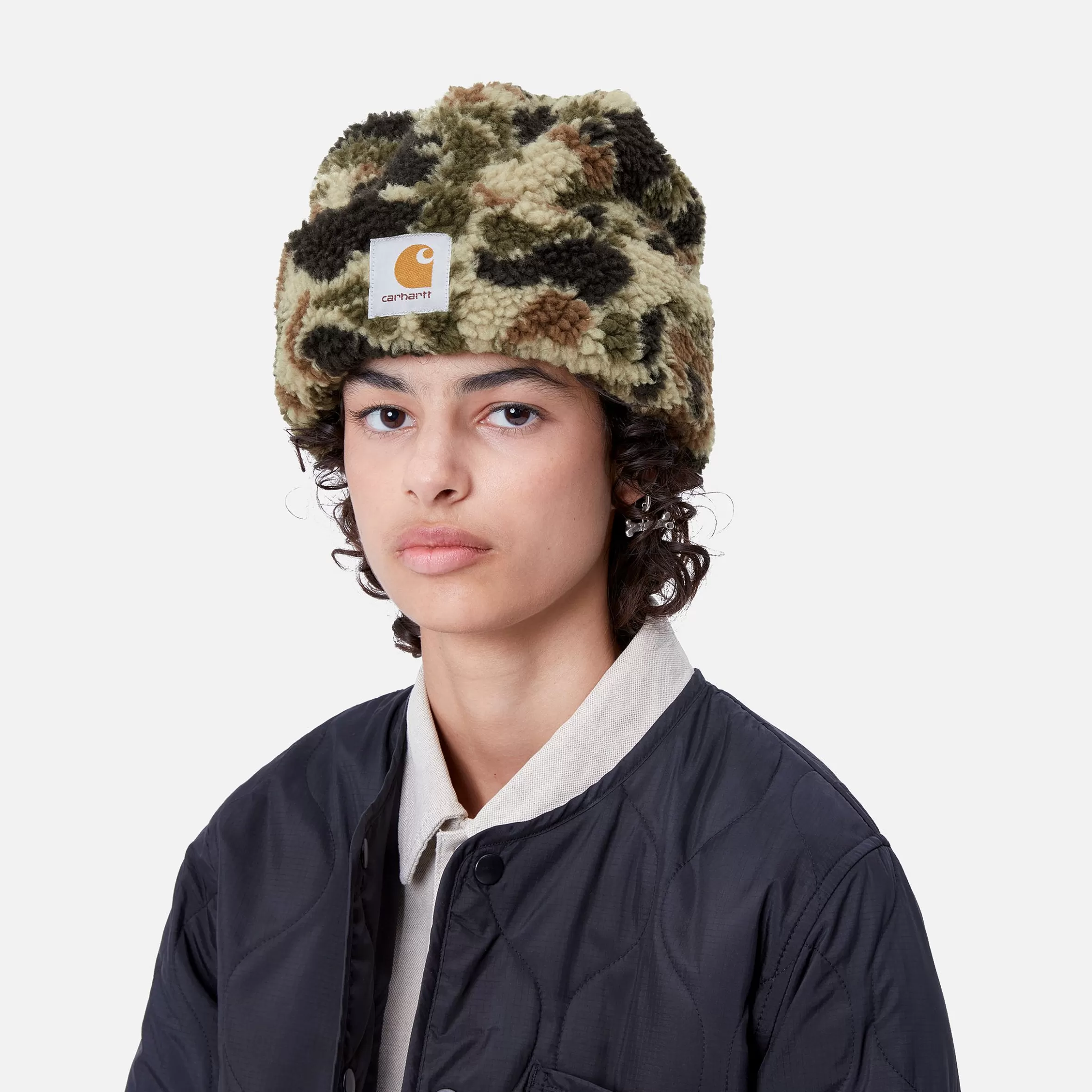 Bonnets | Acessórios | Carhartt WIP Prentis Beanie Camo Duck Jacquard, Green