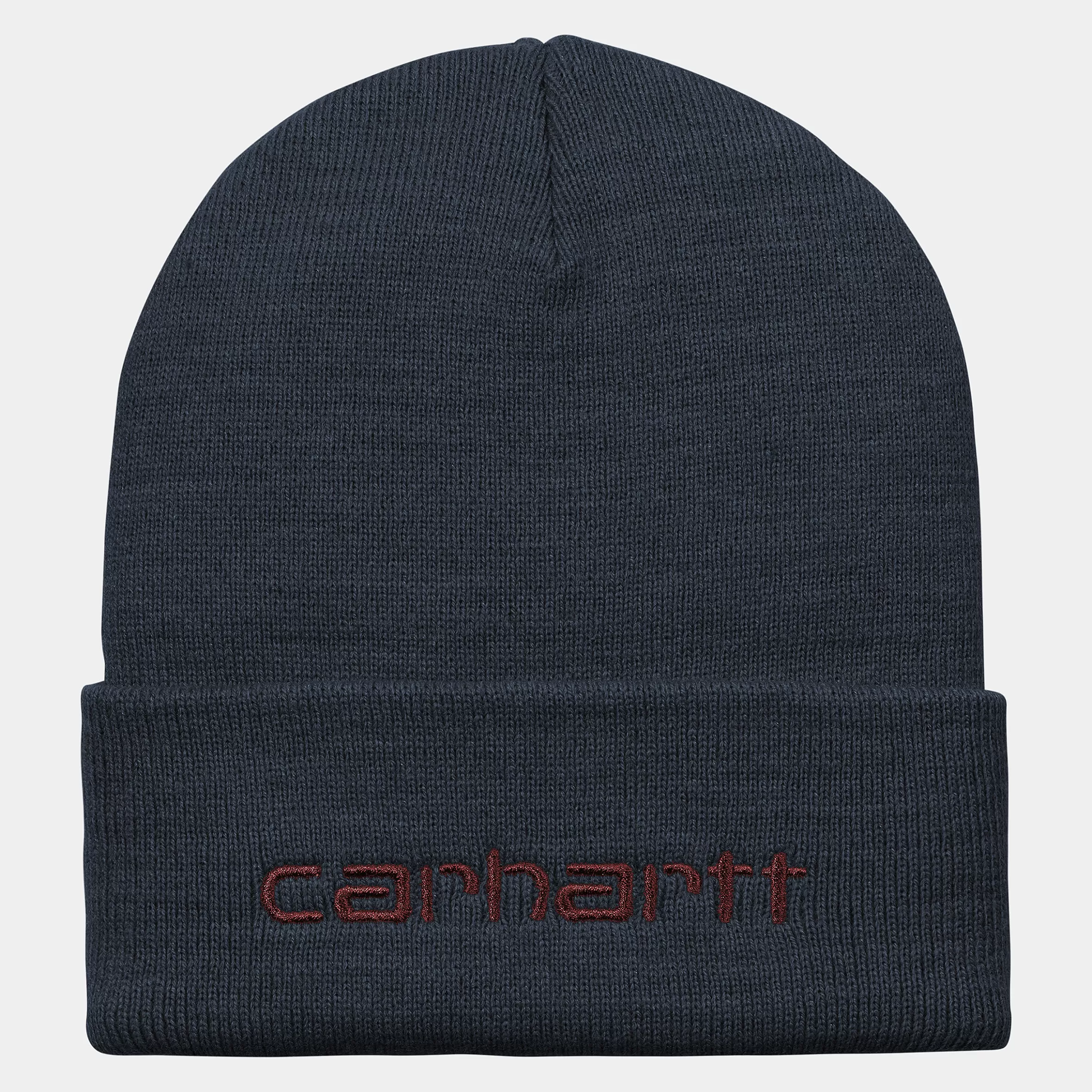 Acessórios | Bonnets | Carhartt WIP Script Beanie Air Force Blue / Malbec