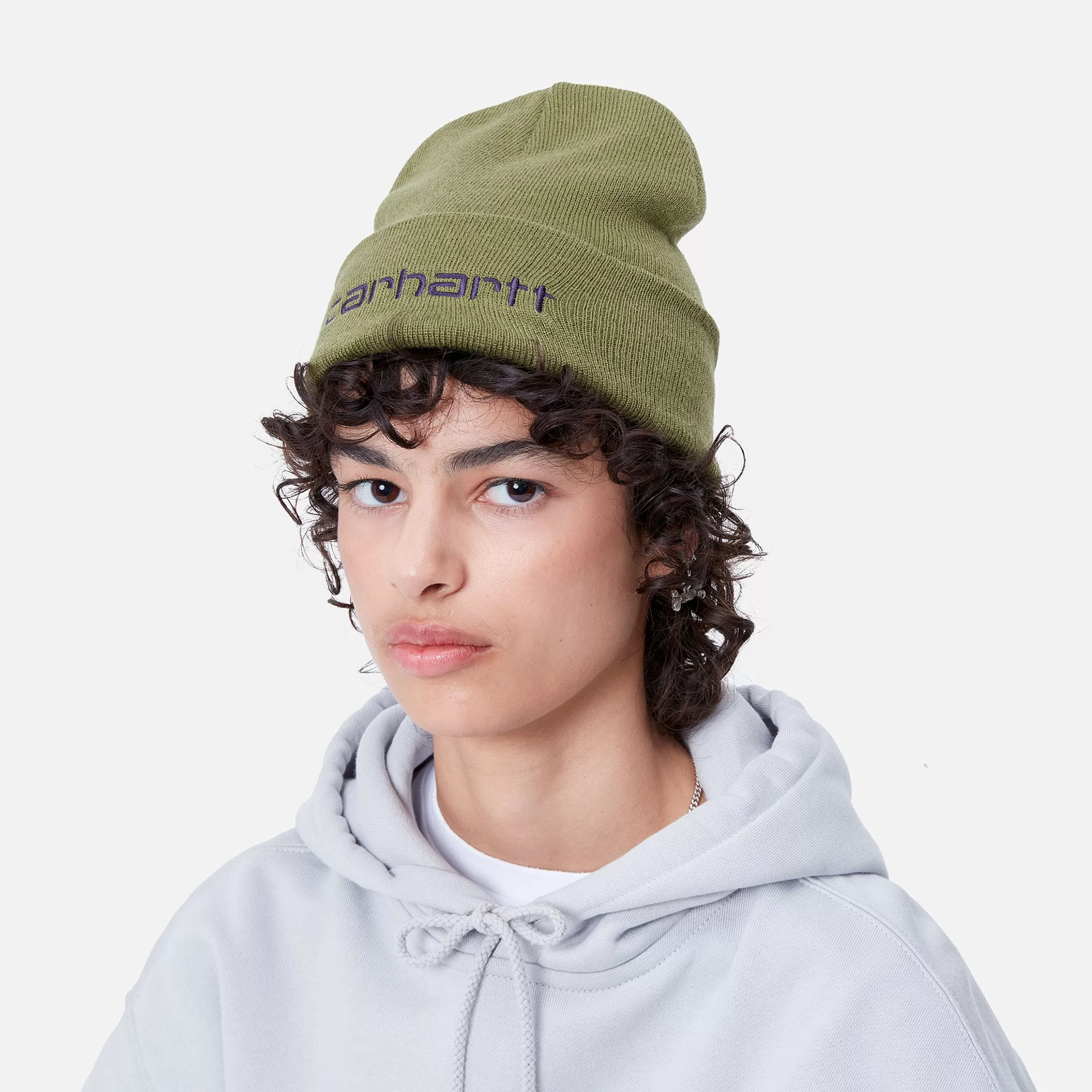 Acessórios | Bonnets | Carhartt WIP Script Beanie Capulet / Aura