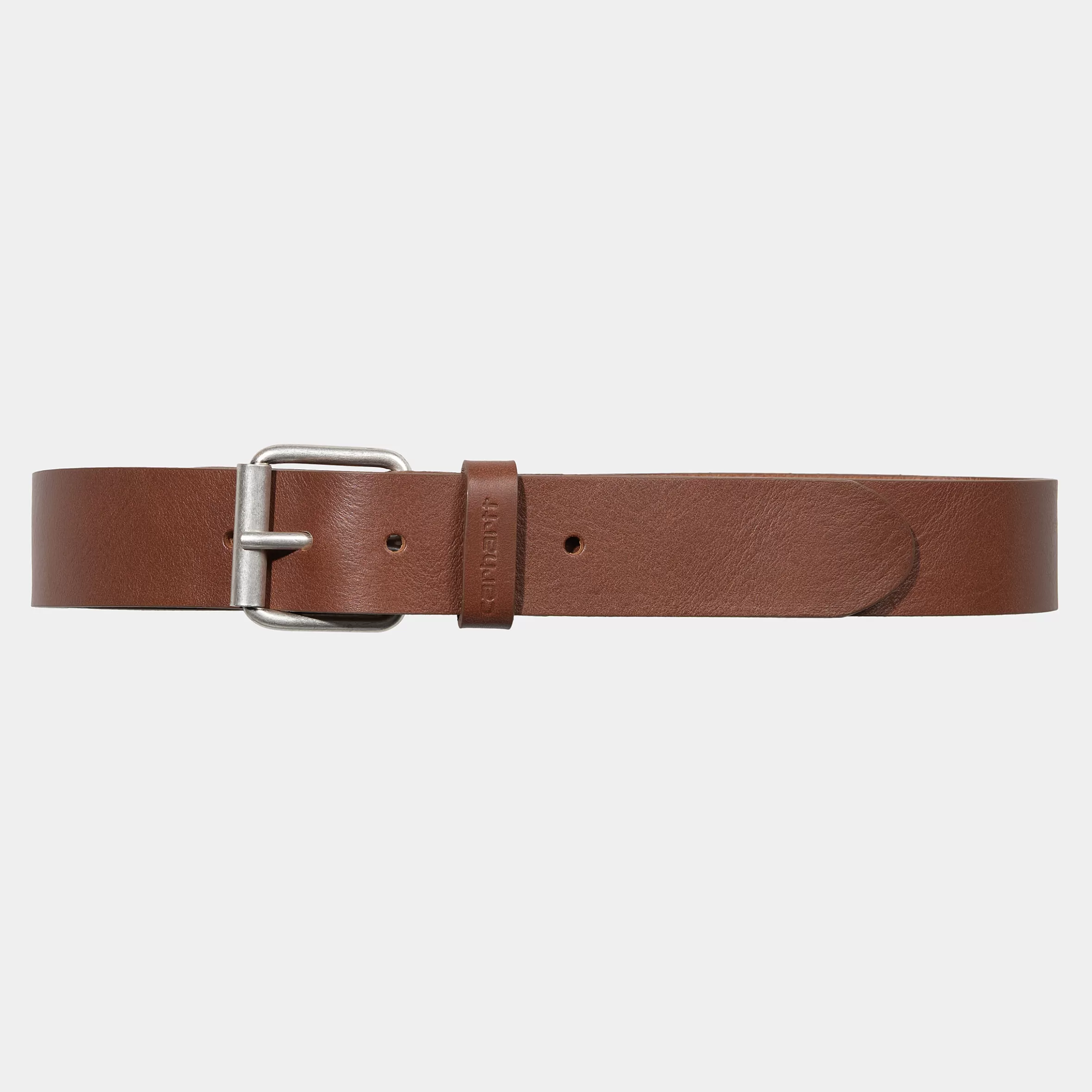 Acessórios | Cintos | Carhartt WIP Script Belt Cognac / Silver