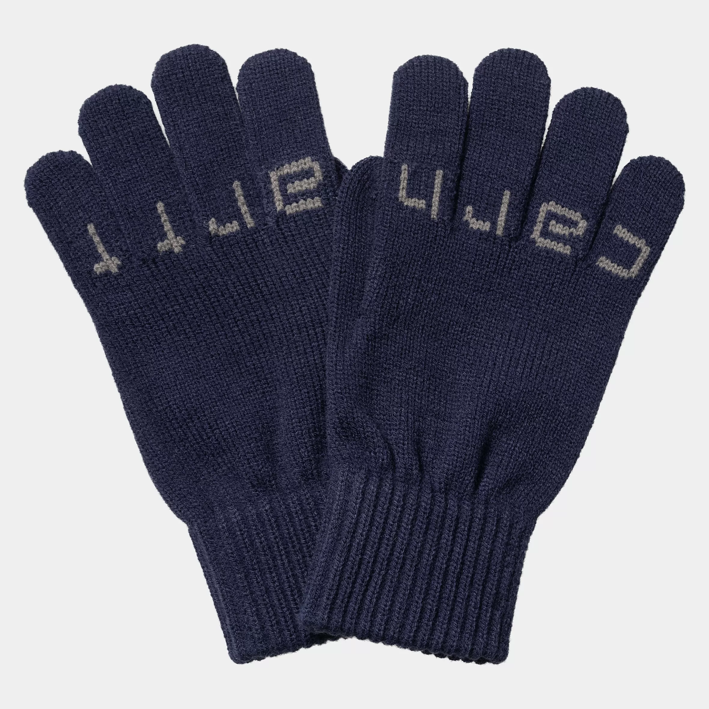 Acessórios | Luvas & Lenços | Carhartt WIP Script Gloves Aura / Misty Grey