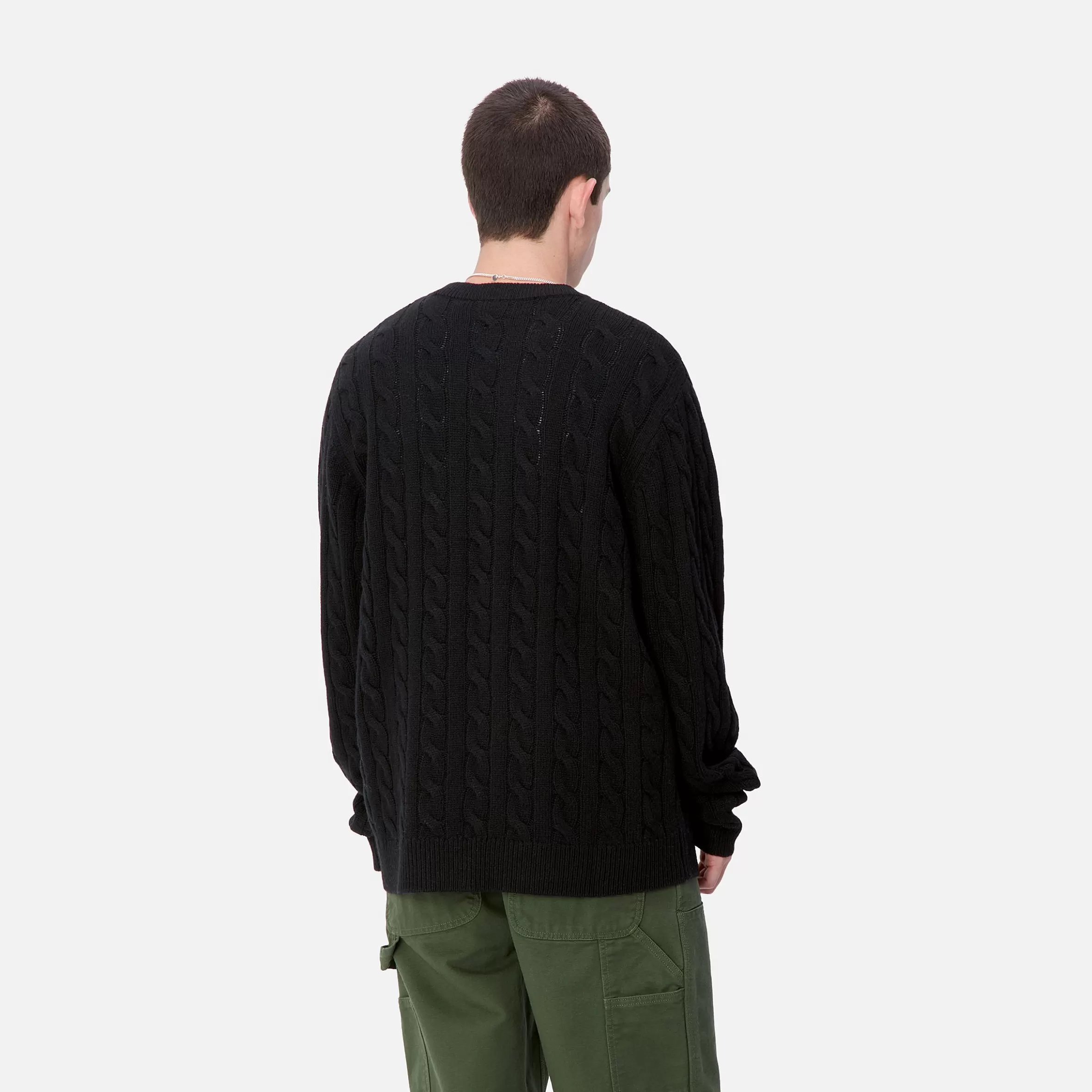 Malhas | Carhartt WIP Signature Sweater Black / Wax