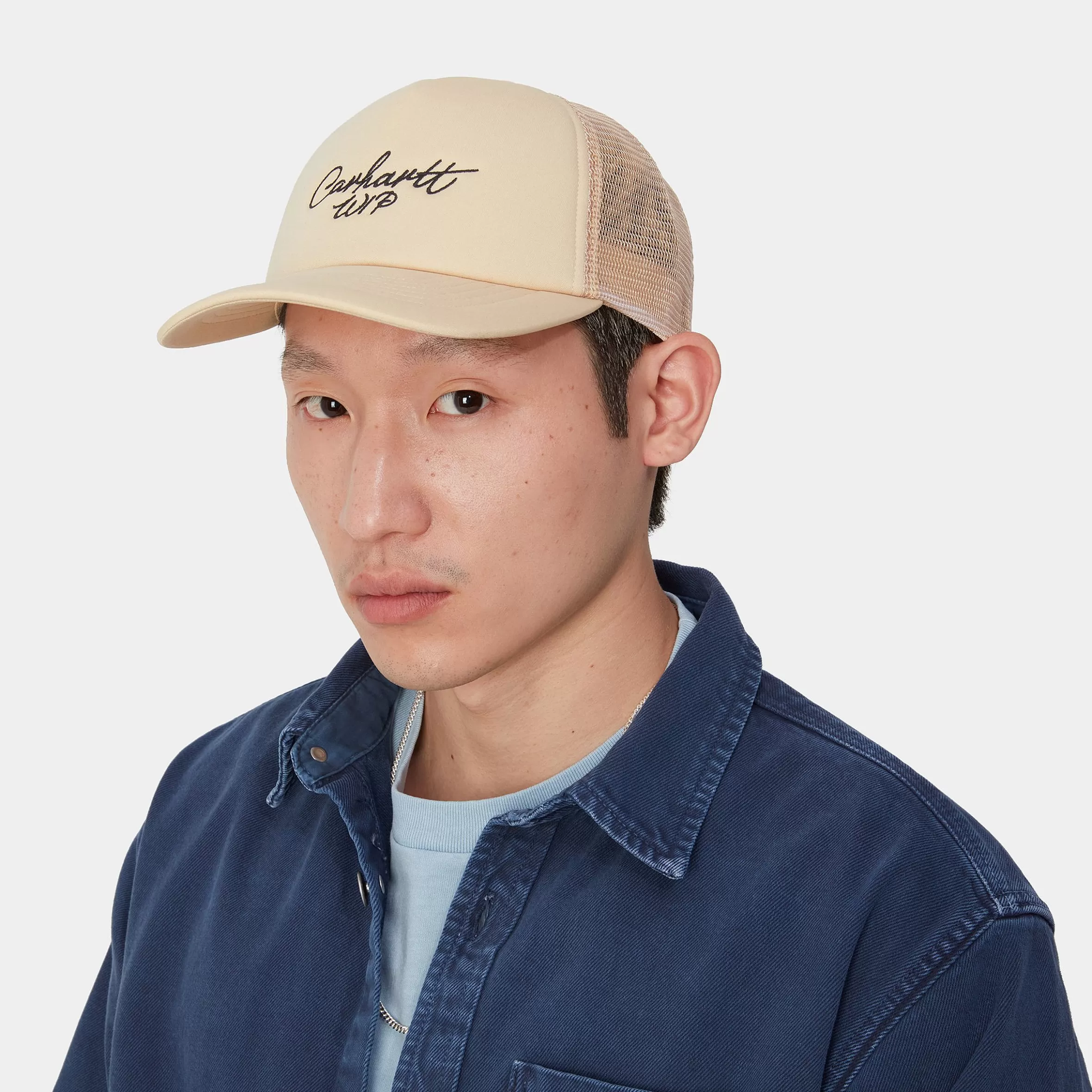 Acessórios | Bonés & Chapéus | Carhartt WIP Signature Trucker Cap Cornsilk / Black