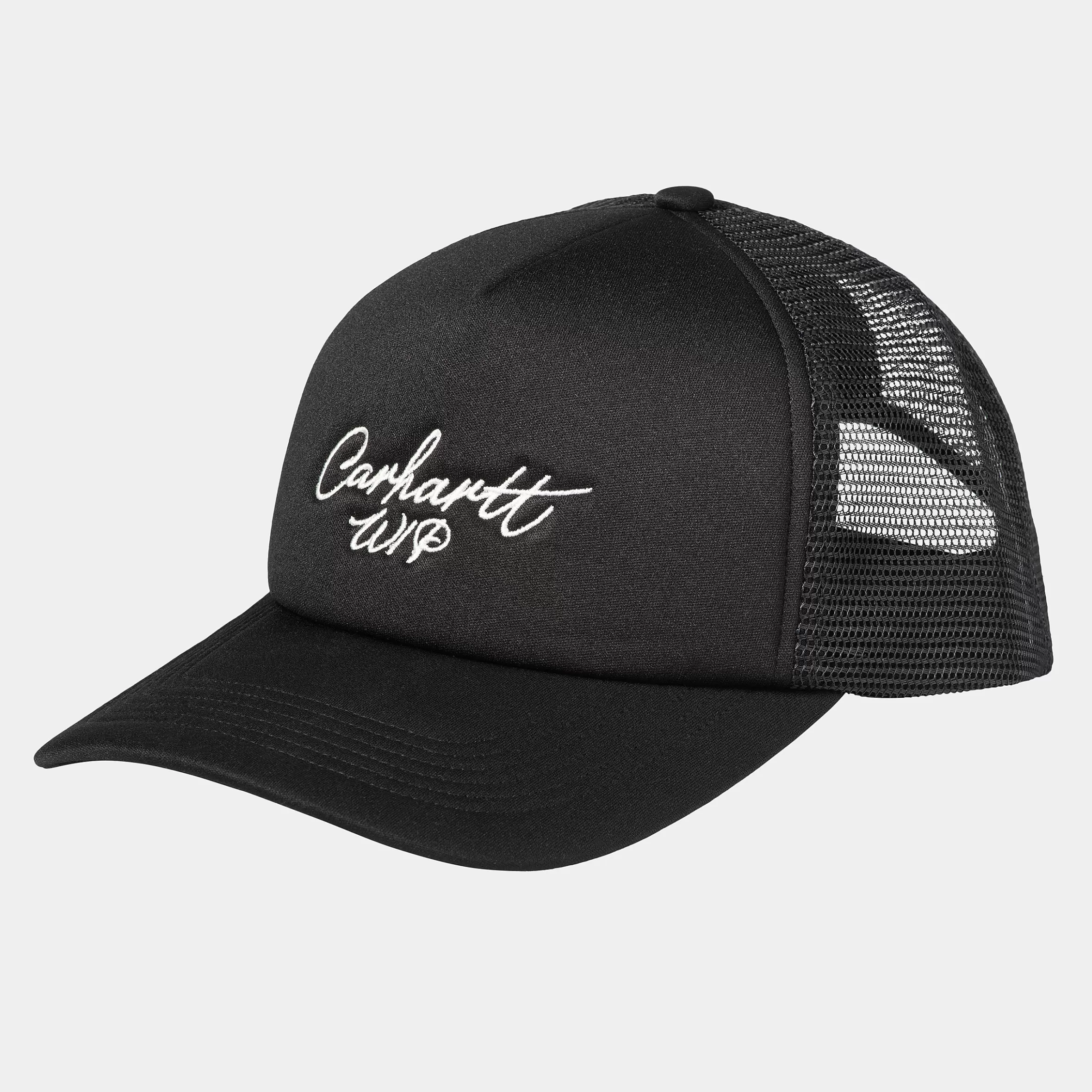 Acessórios | Bonés & Chapéus | Carhartt WIP Signature Trucker Cap Black / White