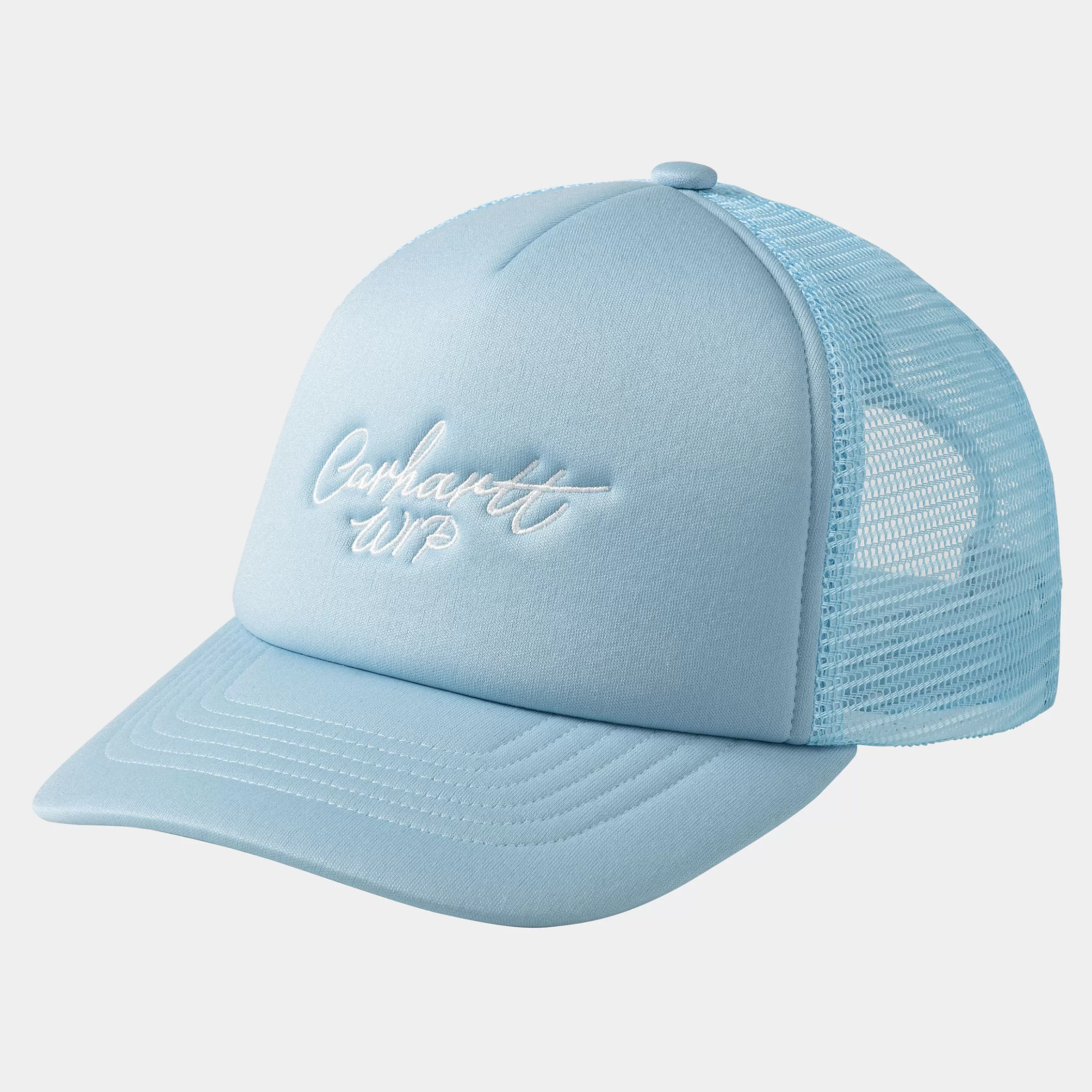 Acessórios | Bonés & Chapéus | Carhartt WIP Signature Trucker Cap Misty Sky / White