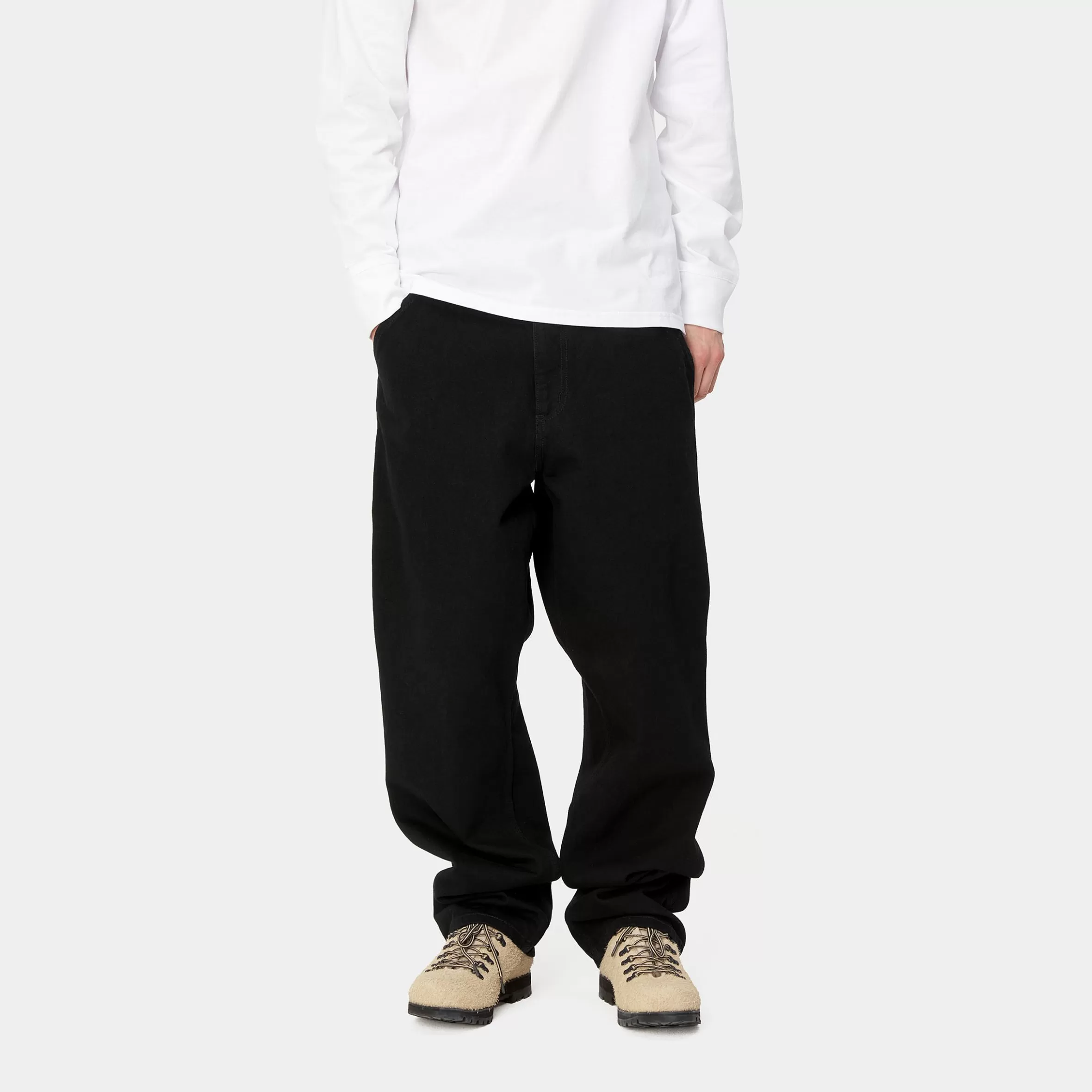 Ganga | Calças | Carhartt WIP Single Knee Pant Black