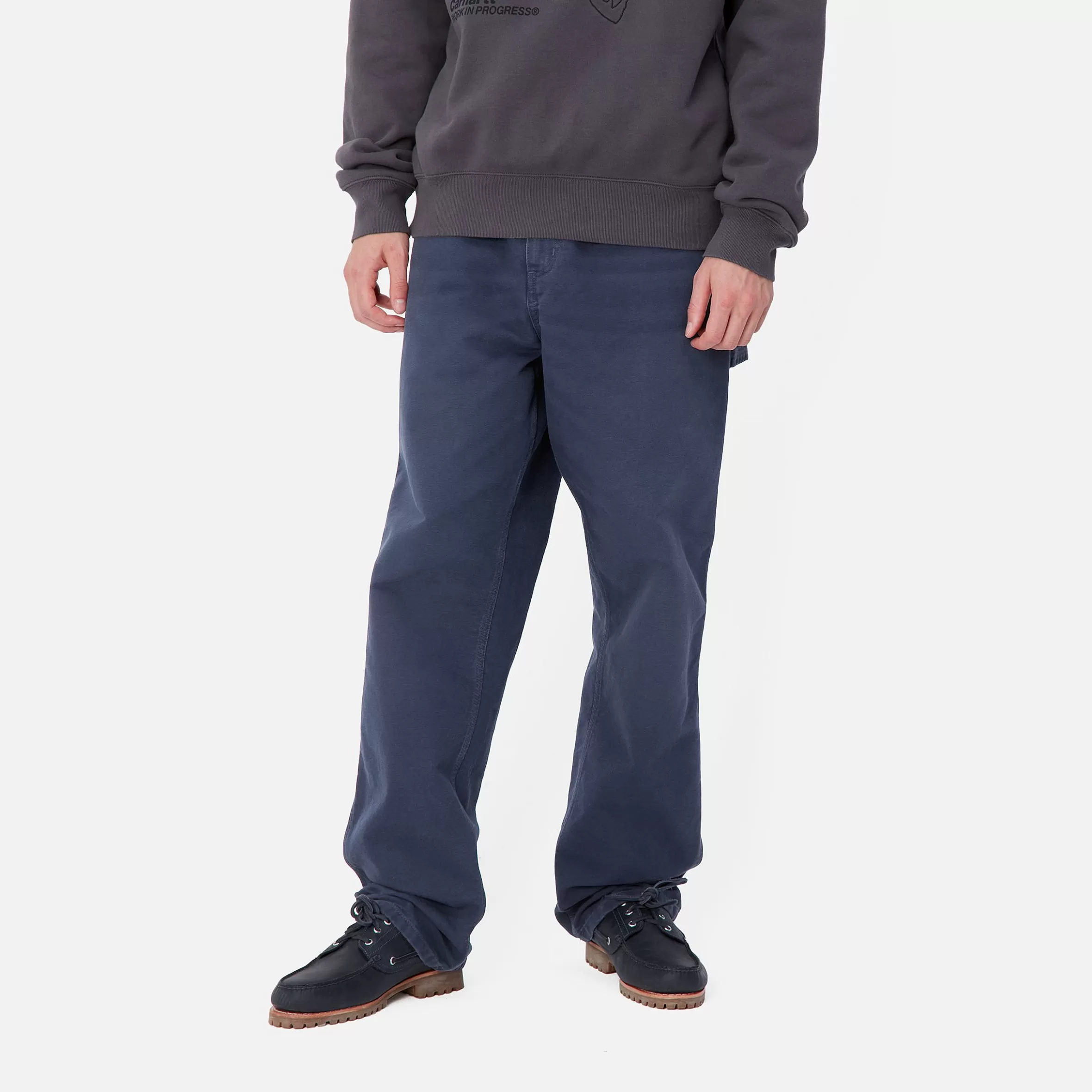 Calças | Carhartt WIP Single Knee Pant Air Force Blue