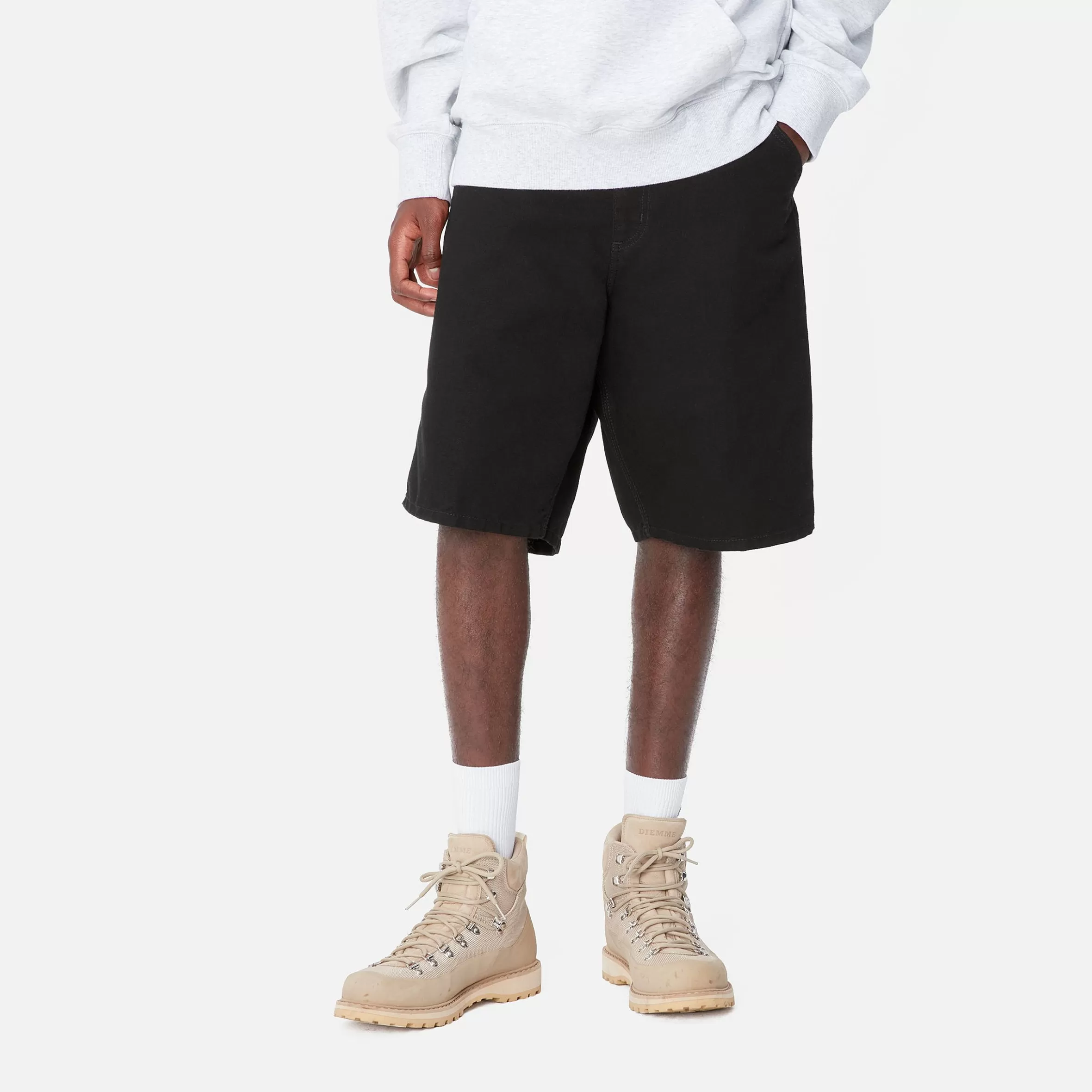 Calções E Banho | Carhartt WIP Single Knee Short Black