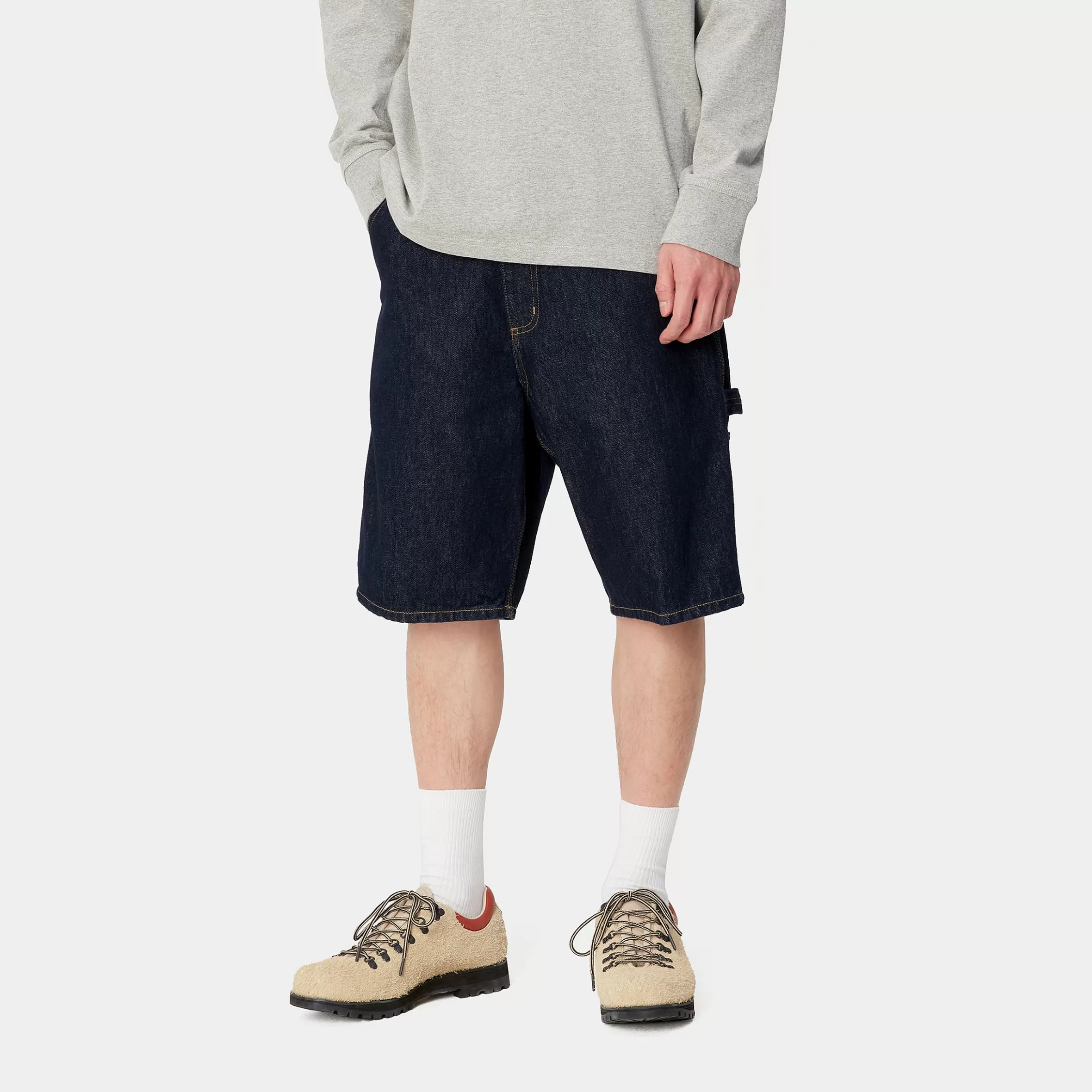 Ganga | Calções E Banho | Carhartt WIP Single Knee Short Blue