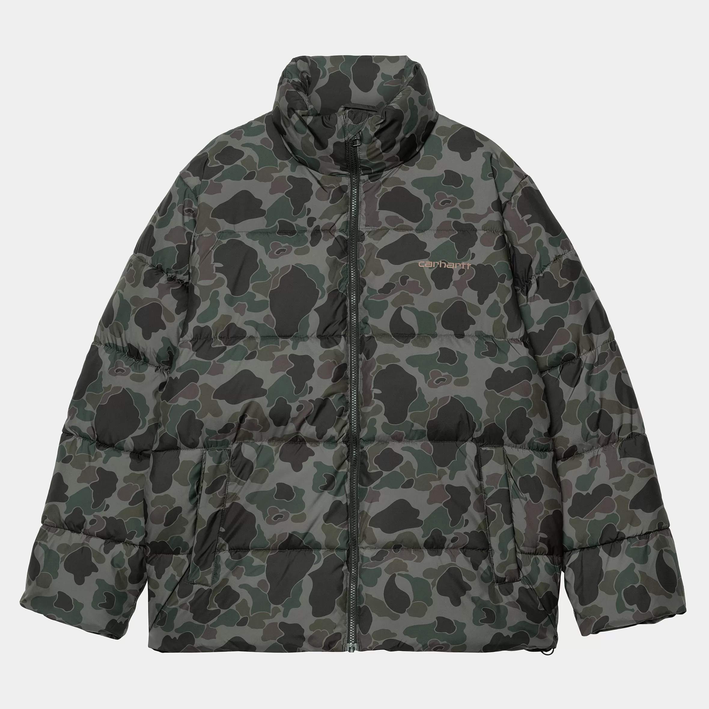 Blusões E Coletes | Carhartt WIP Springfield Jacket Camo Duck, Grey / Hamilton Brown