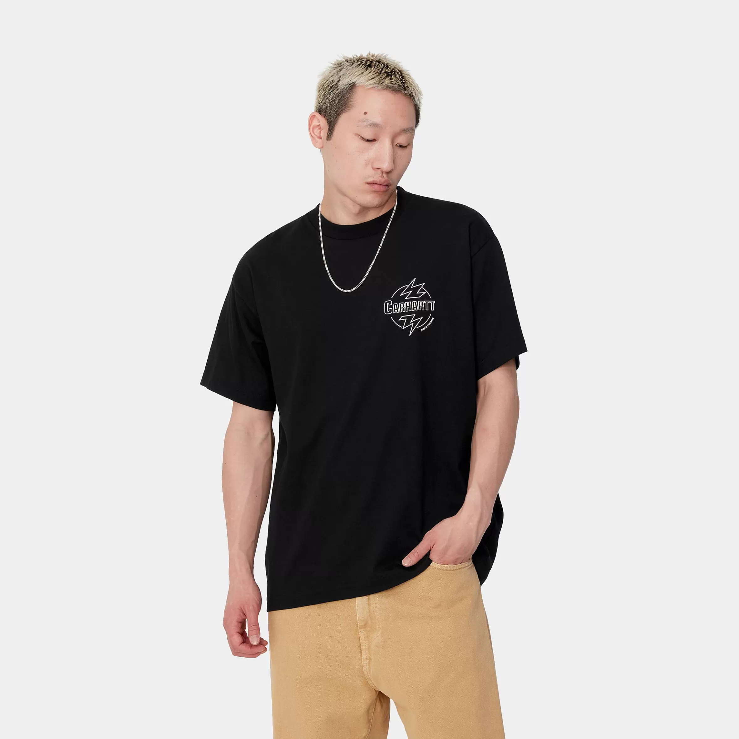 T-Shirts & Polos | Carhartt WIP S/S Ablaze T-Shirt Black / Wax