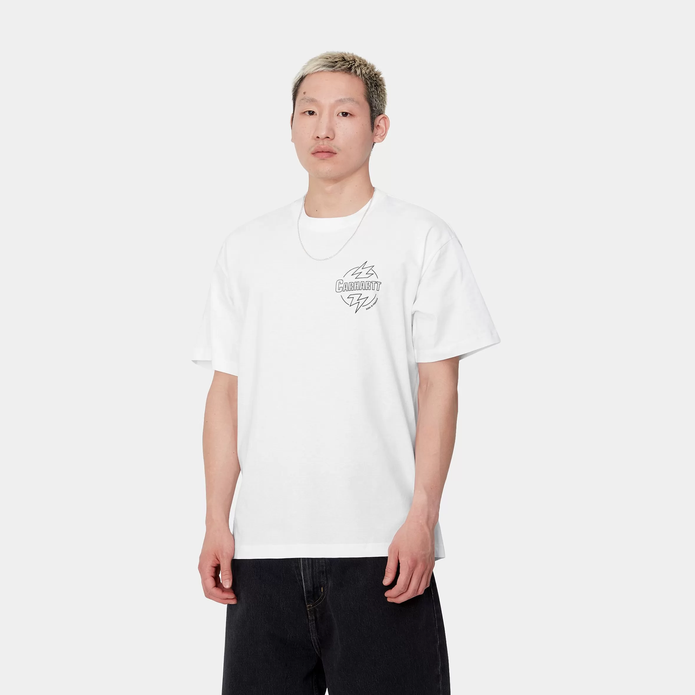 T-Shirts & Polos | Carhartt WIP S/S Ablaze T-Shirt White / Black