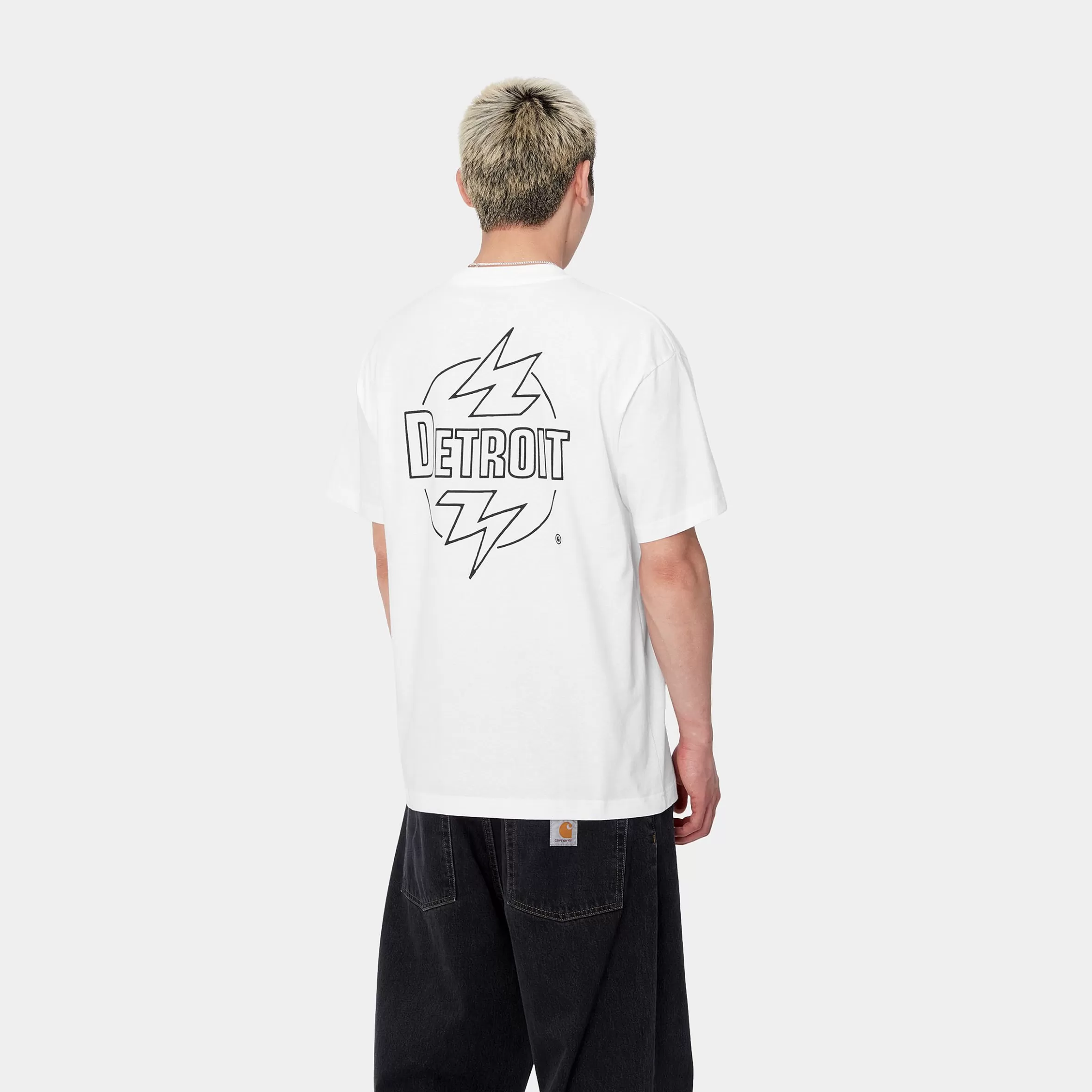 T-Shirts & Polos | Carhartt WIP S/S Ablaze T-Shirt White / Black