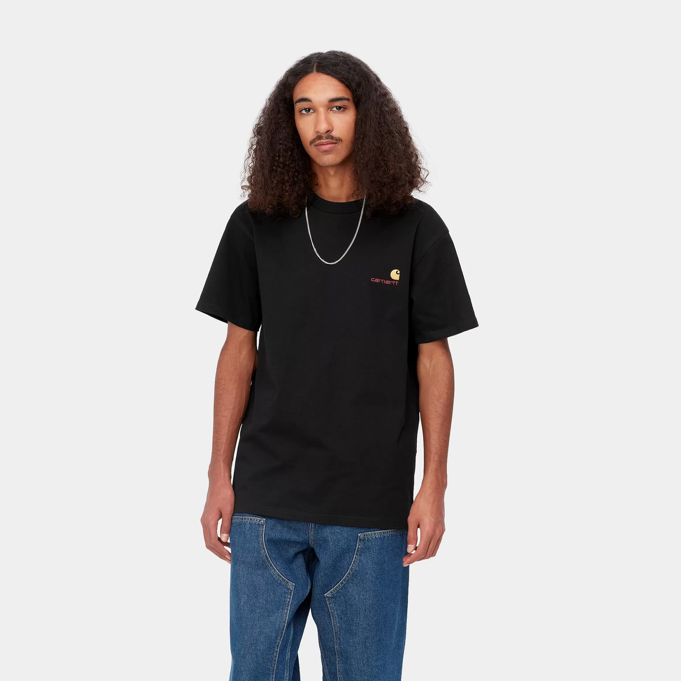 T-Shirts & Polos | Carhartt WIP S/S American Script T-Shirt Black