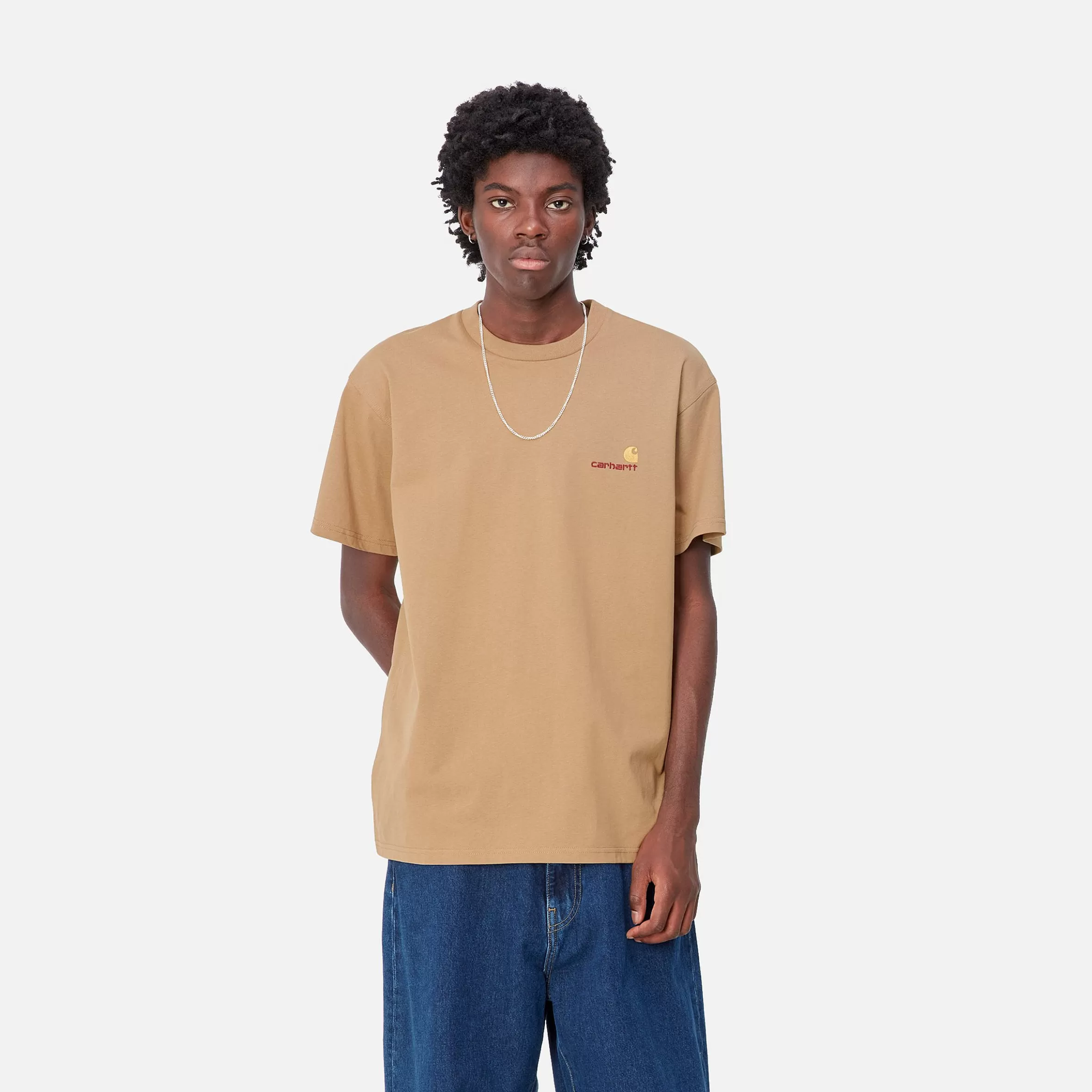 T-Shirts & Polos | Carhartt WIP S/S American Script T-Shirt Peanut