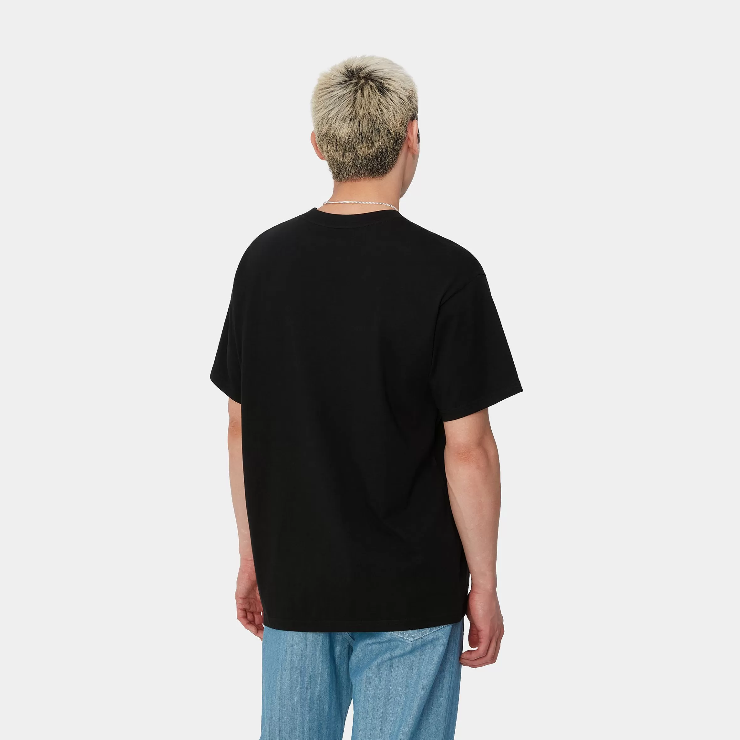 T-Shirts & Polos | Carhartt WIP S/S Amour Pocket T-Shirt Black / White