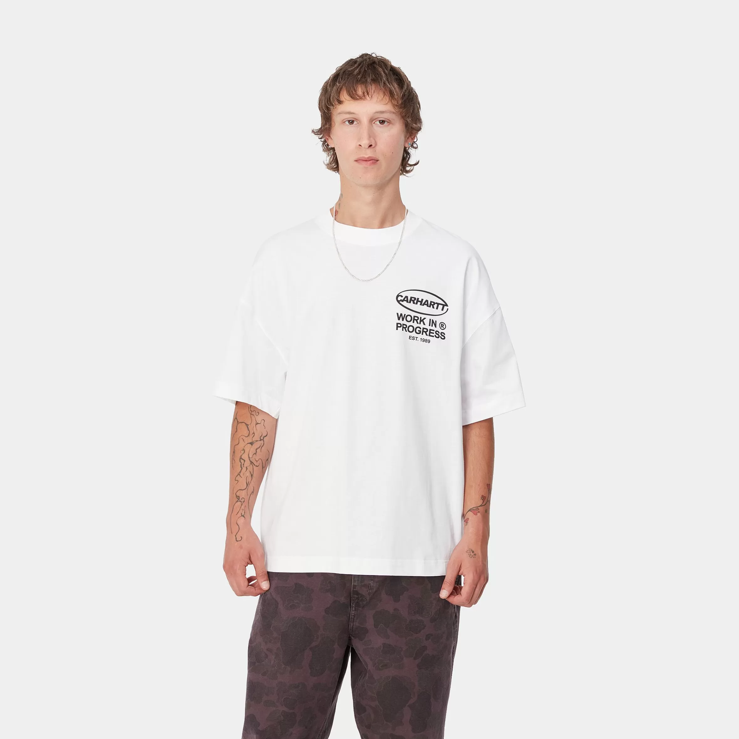 T-Shirts & Polos | Carhartt WIP S/S Body Of Work T-Shirt White / Black