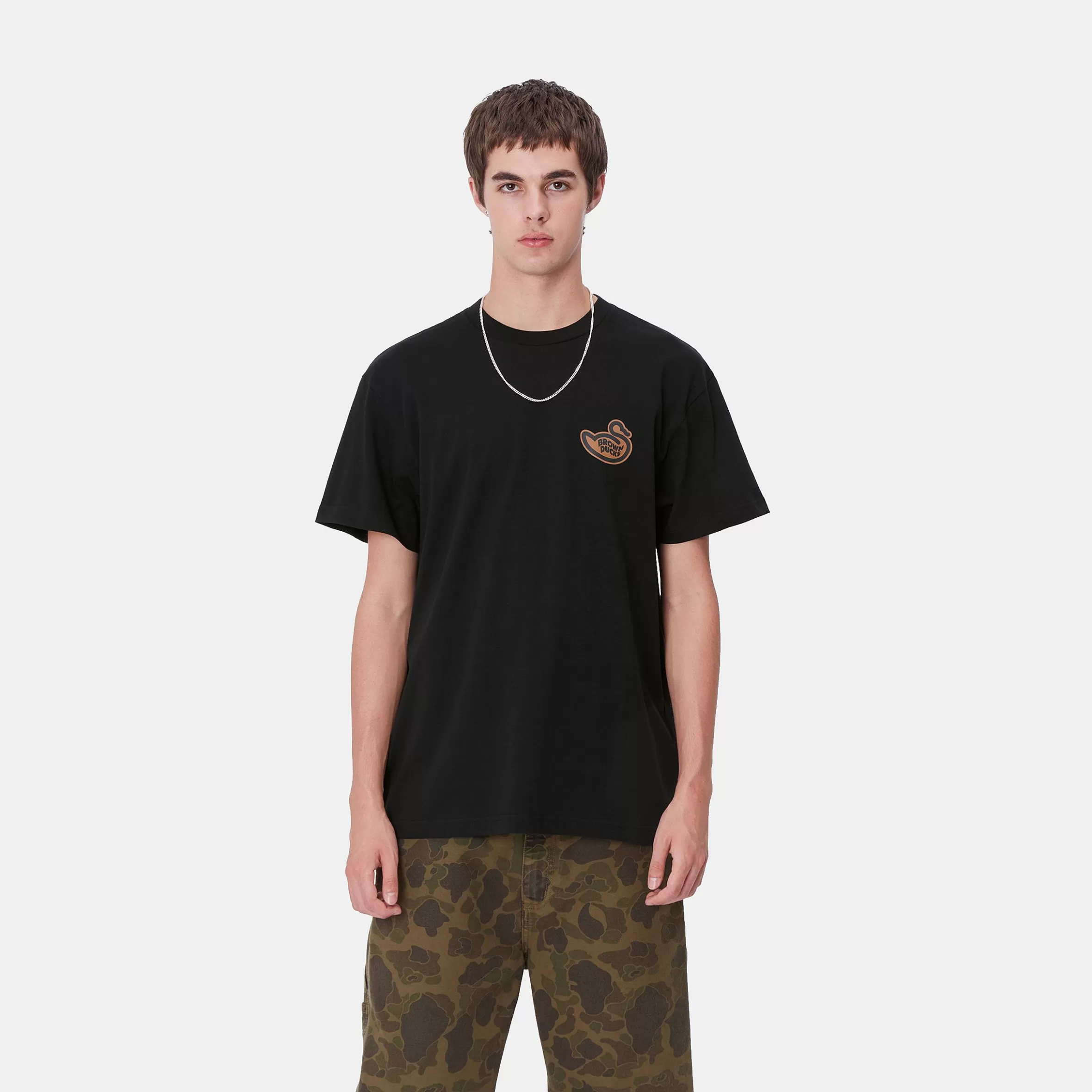 T-Shirts & Polos | Carhartt WIP S/S Brown Ducks T-Shirt Black