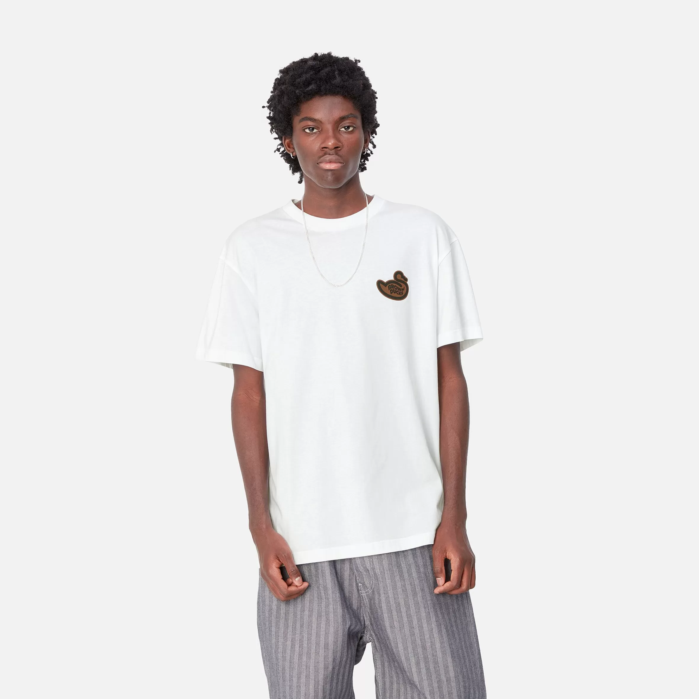 T-Shirts & Polos | Carhartt WIP S/S Brown Ducks T-Shirt White