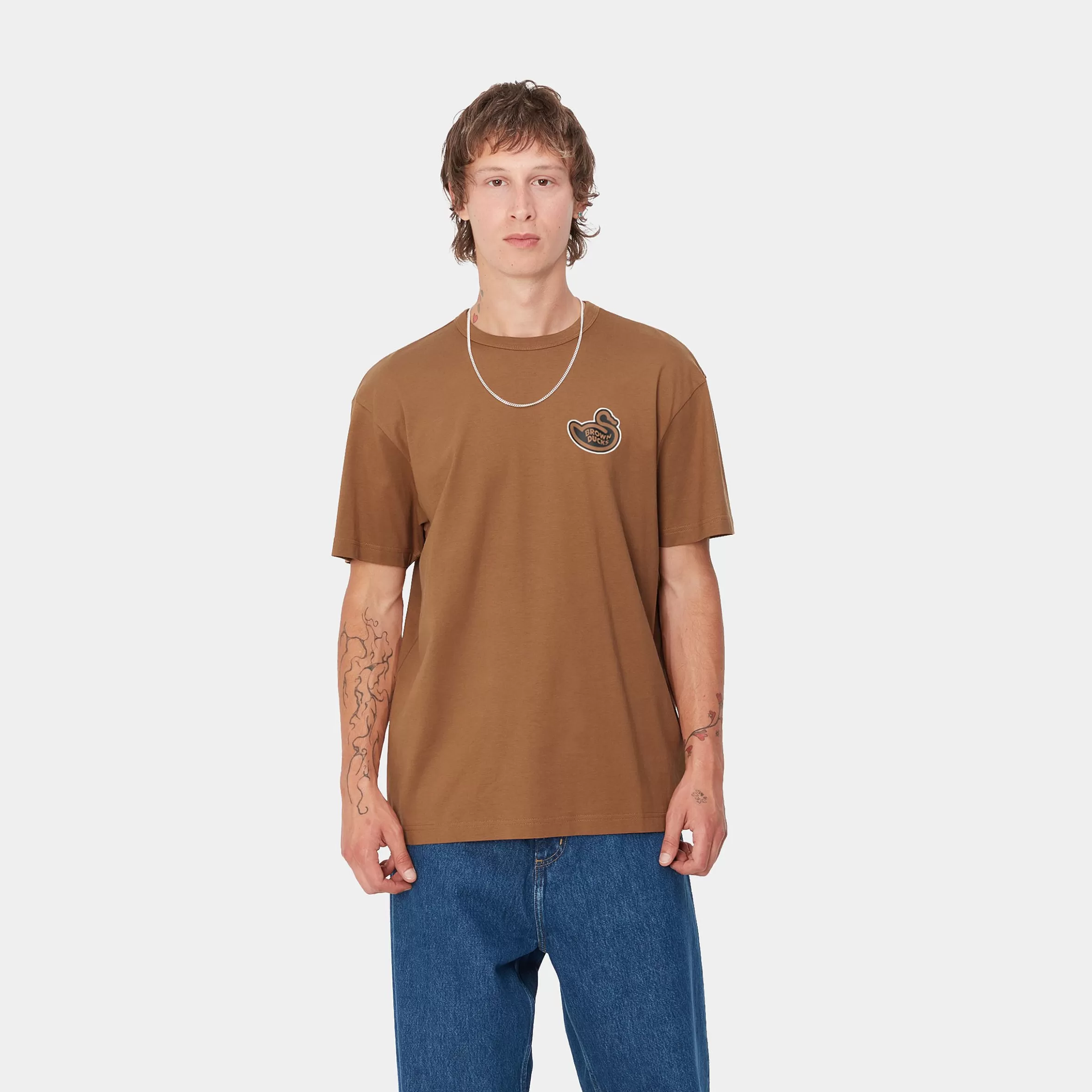 T-Shirts & Polos | Carhartt WIP S/S Brown Ducks T-Shirt Hamilton Brown