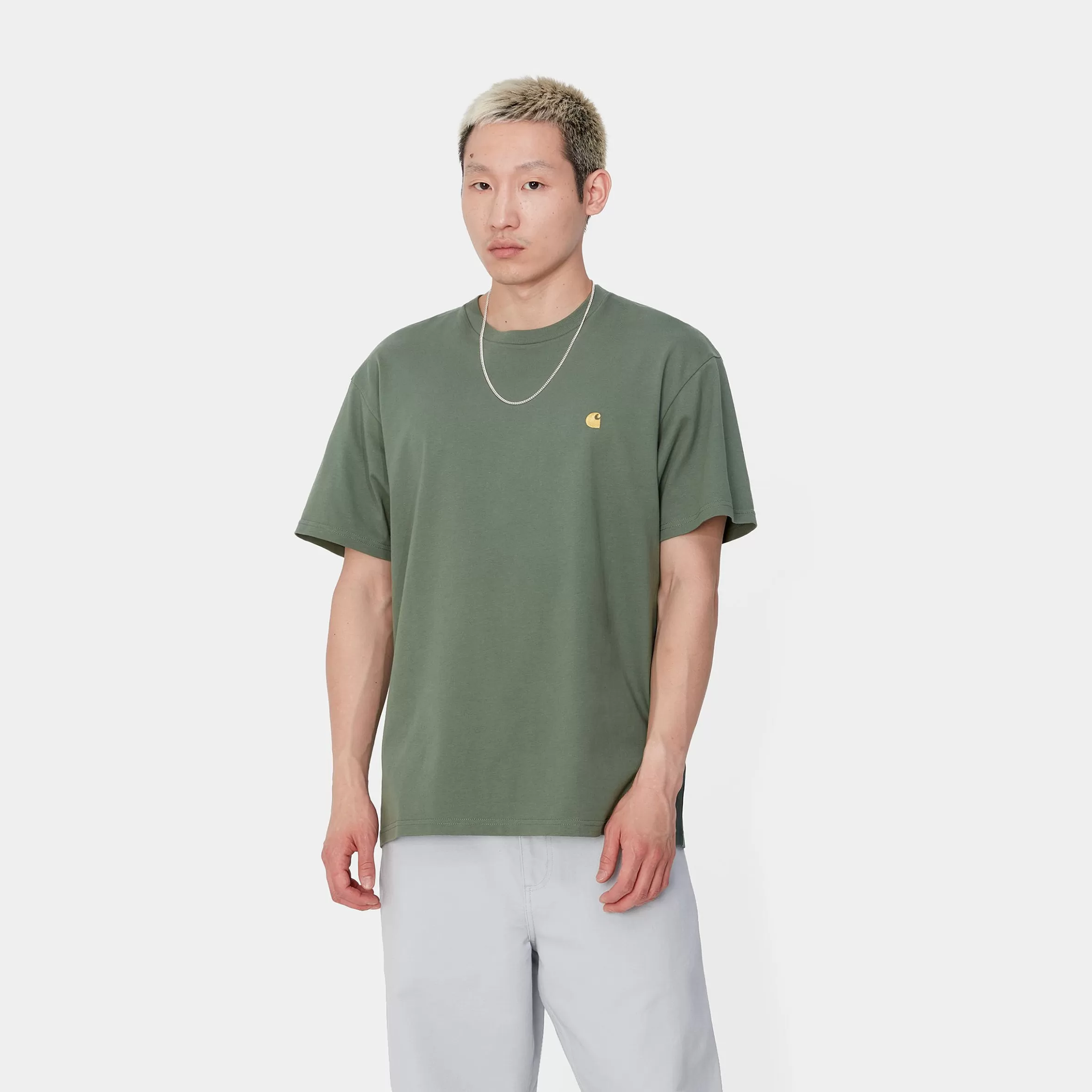 T-Shirts & Polos | Carhartt WIP S/S Chase T-Shirt Duck Green / Gold