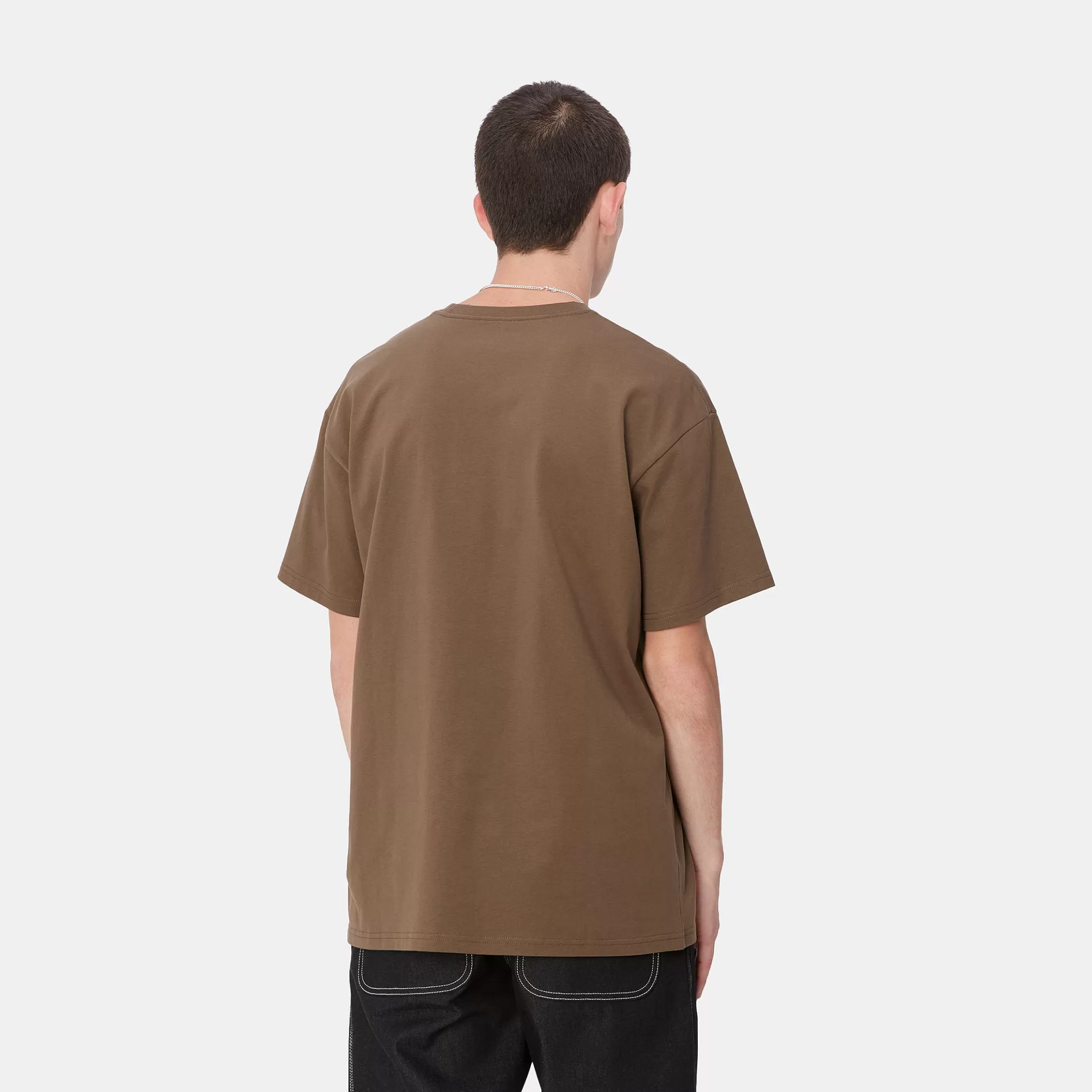 T-Shirts & Polos | Carhartt WIP S/S Chase T-Shirt Chocolate / Gold