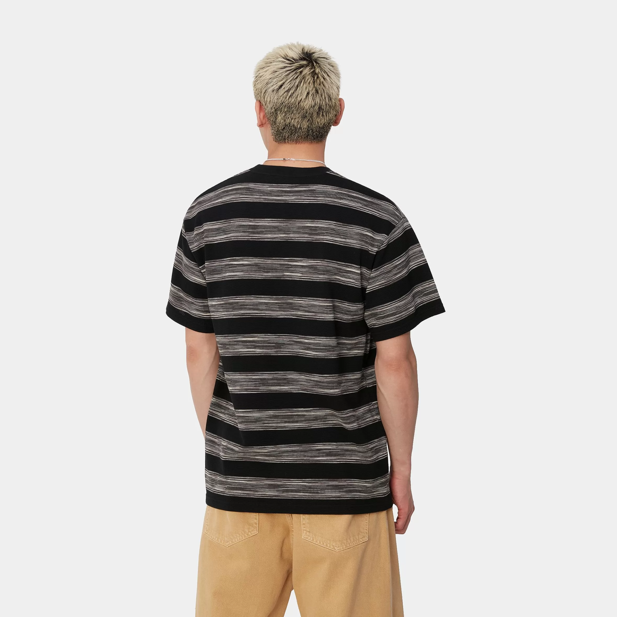 T-Shirts & Polos | Carhartt WIP S/S Dodson Pocket T-Shirt Dodson Stripe Horizontal, Black