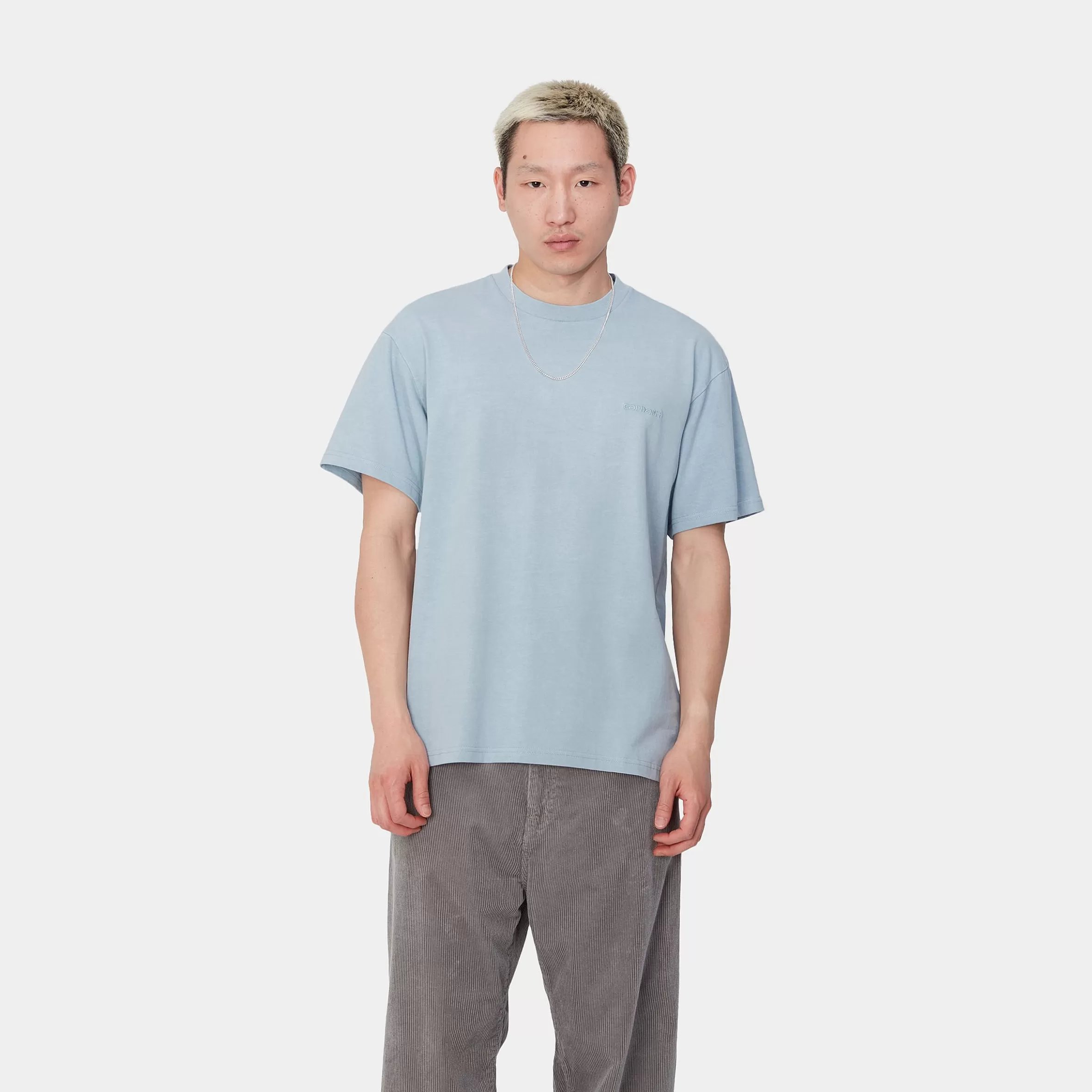 T-Shirts & Polos | Carhartt WIP S/S Duster Script T-Shirt Misty Sky