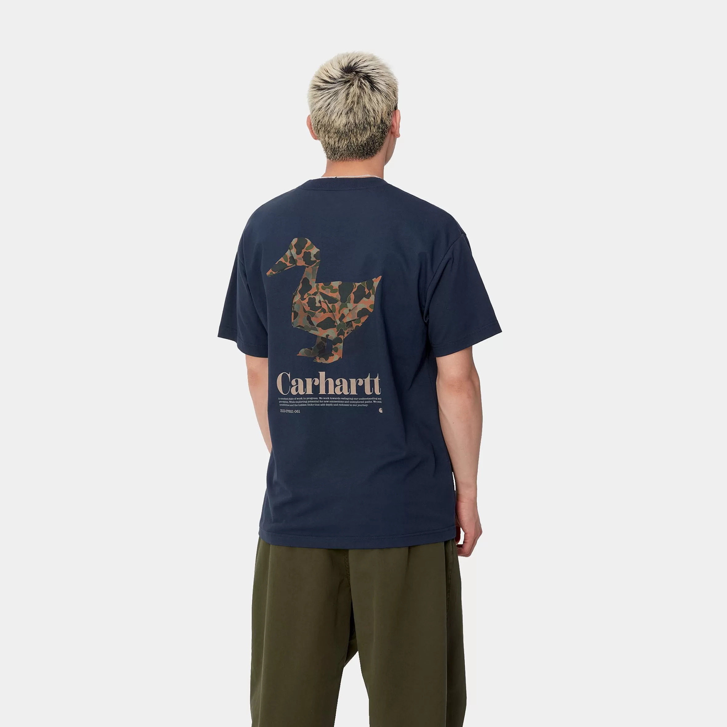 T-Shirts & Polos | Carhartt WIP S/S Fold Duck T-Shirt Air Force Blue