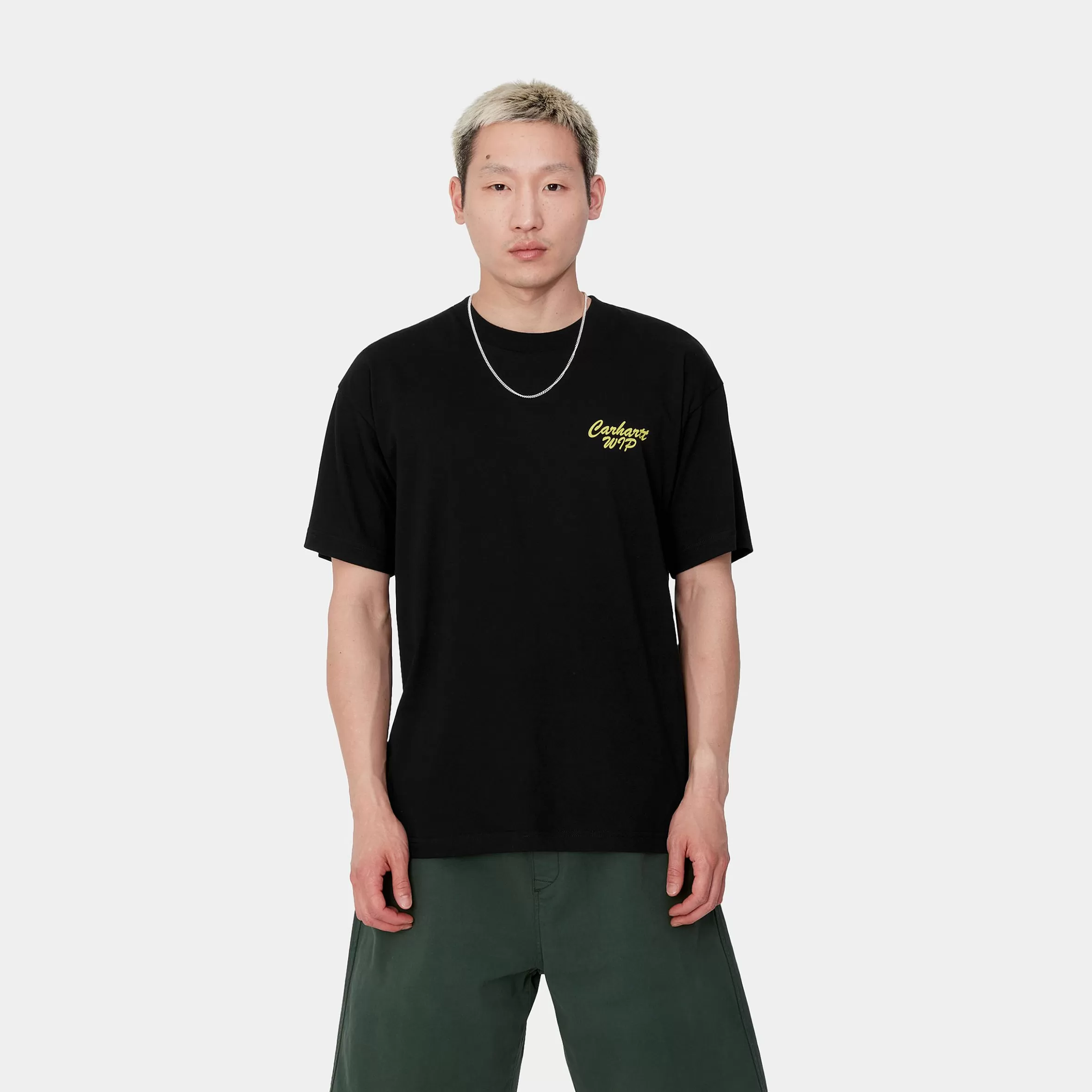 T-Shirts & Polos | Carhartt WIP S/S Friendship T-Shirt Black / Yellow