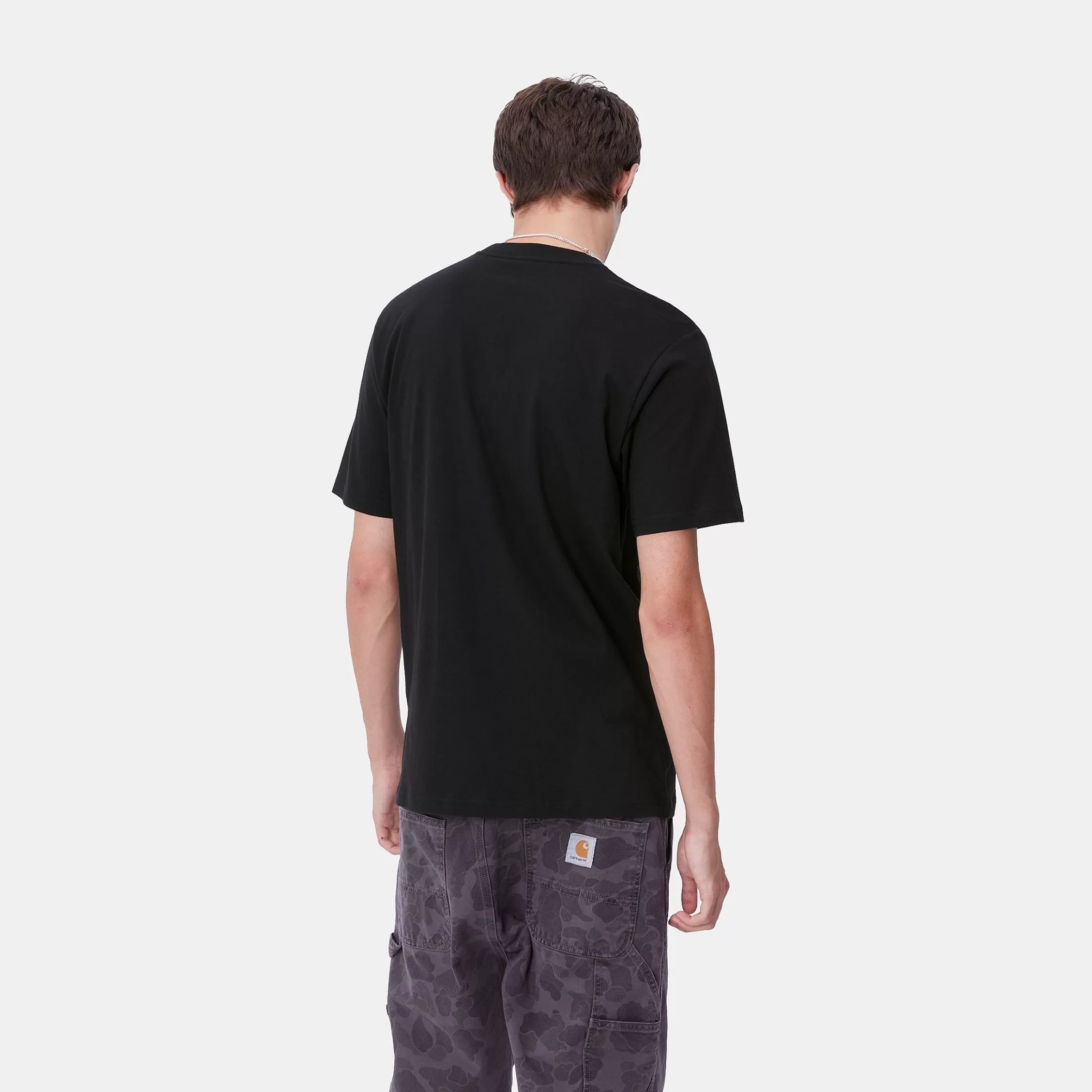 T-Shirts & Polos | Carhartt WIP S/S Fun Run T-Shirt Black / Dusty Ice