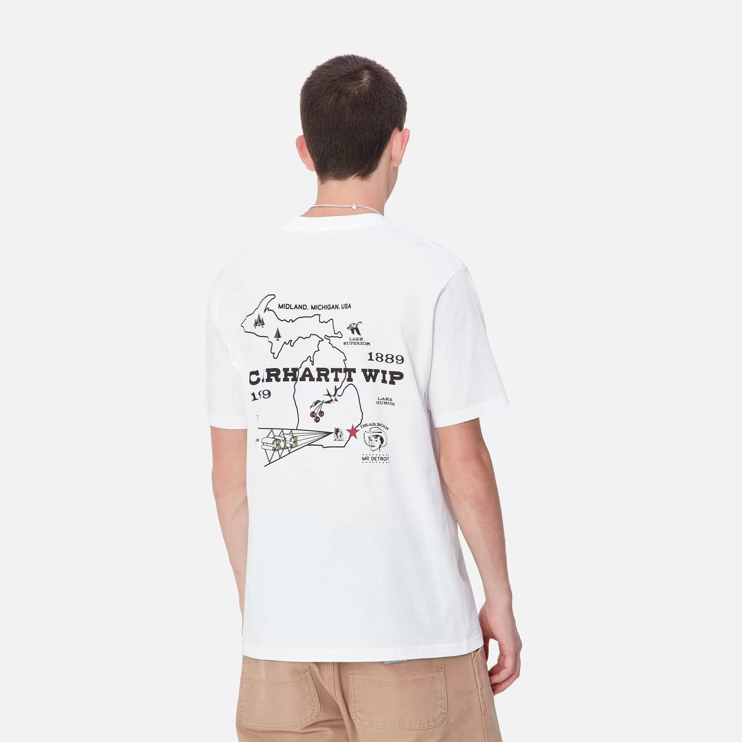 T-Shirts & Polos | Carhartt WIP S/S Home State T-Shirt White