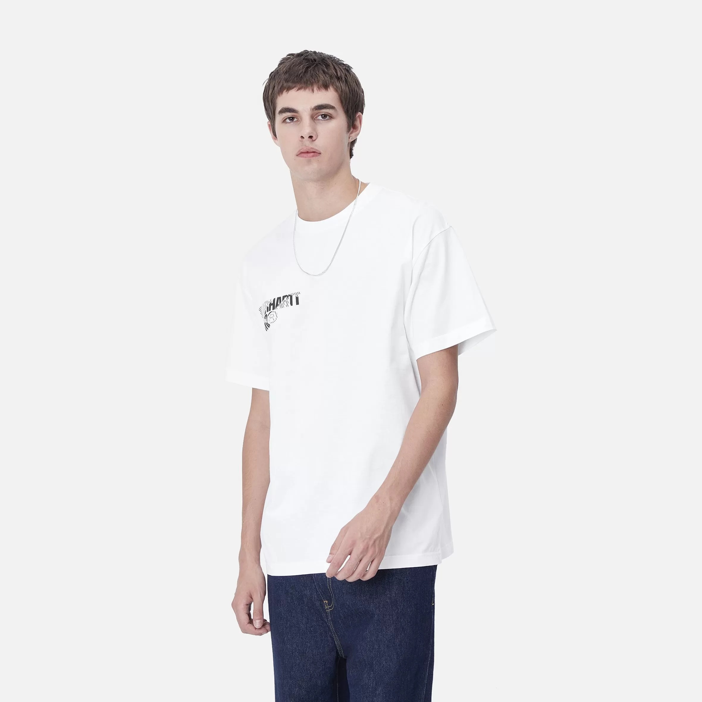 T-Shirts & Polos | Carhartt WIP S/S Jalou C T-Shirt White / Black