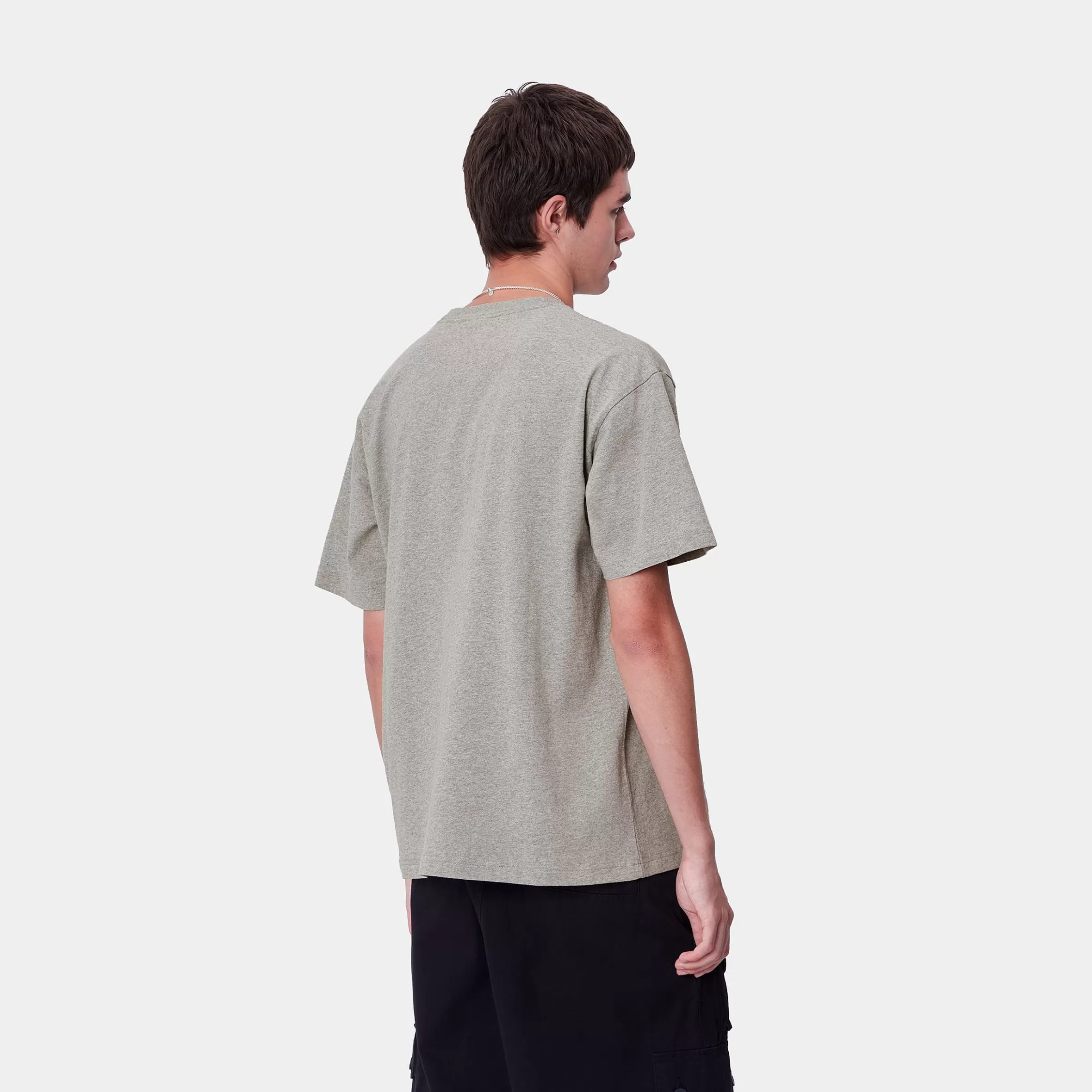 T-Shirts & Polos | Carhartt WIP S/S Lazy Duck Academy T-Shirt Grey Heather