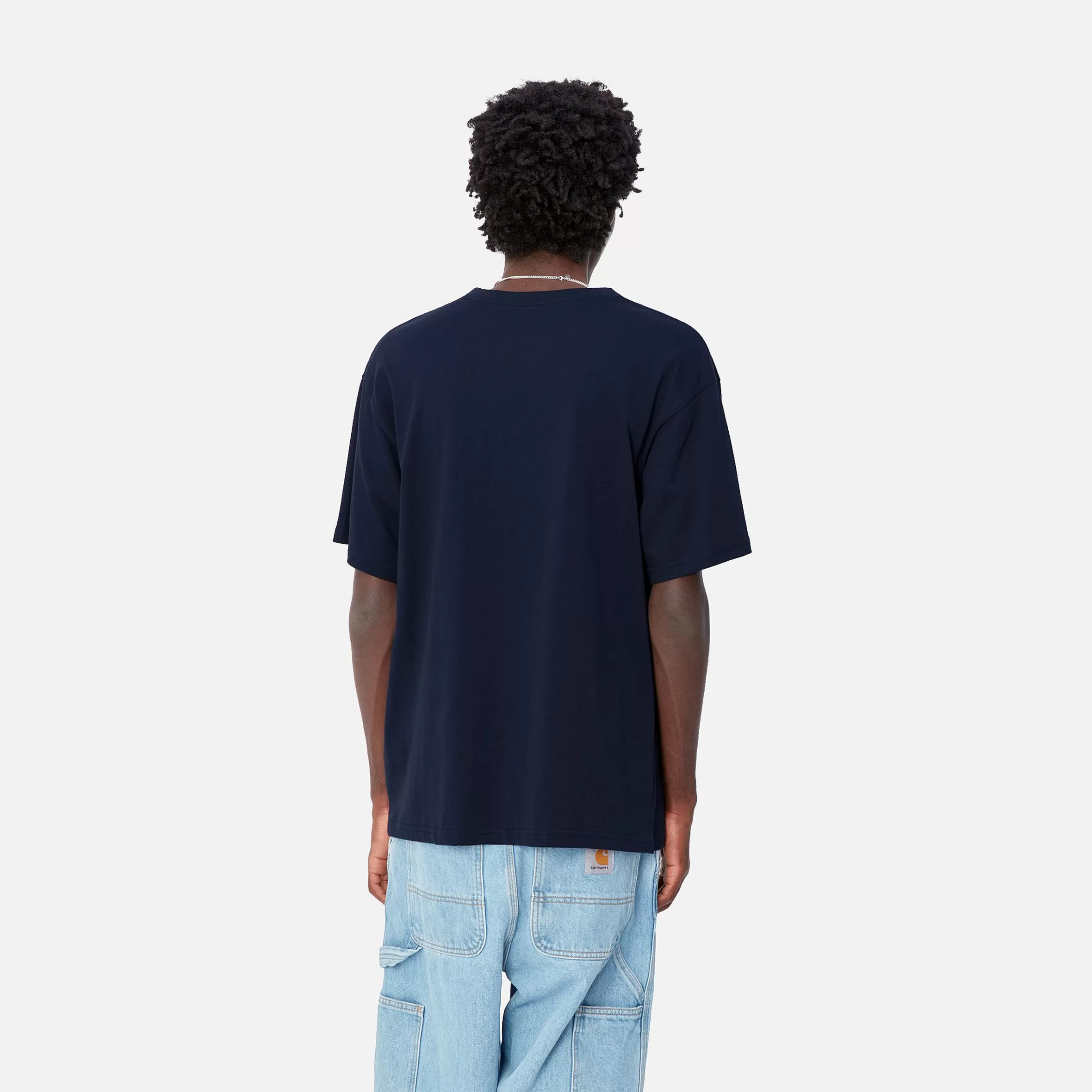 T-Shirts & Polos | Carhartt WIP S/S Madison T-Shirt Dark Navy / White