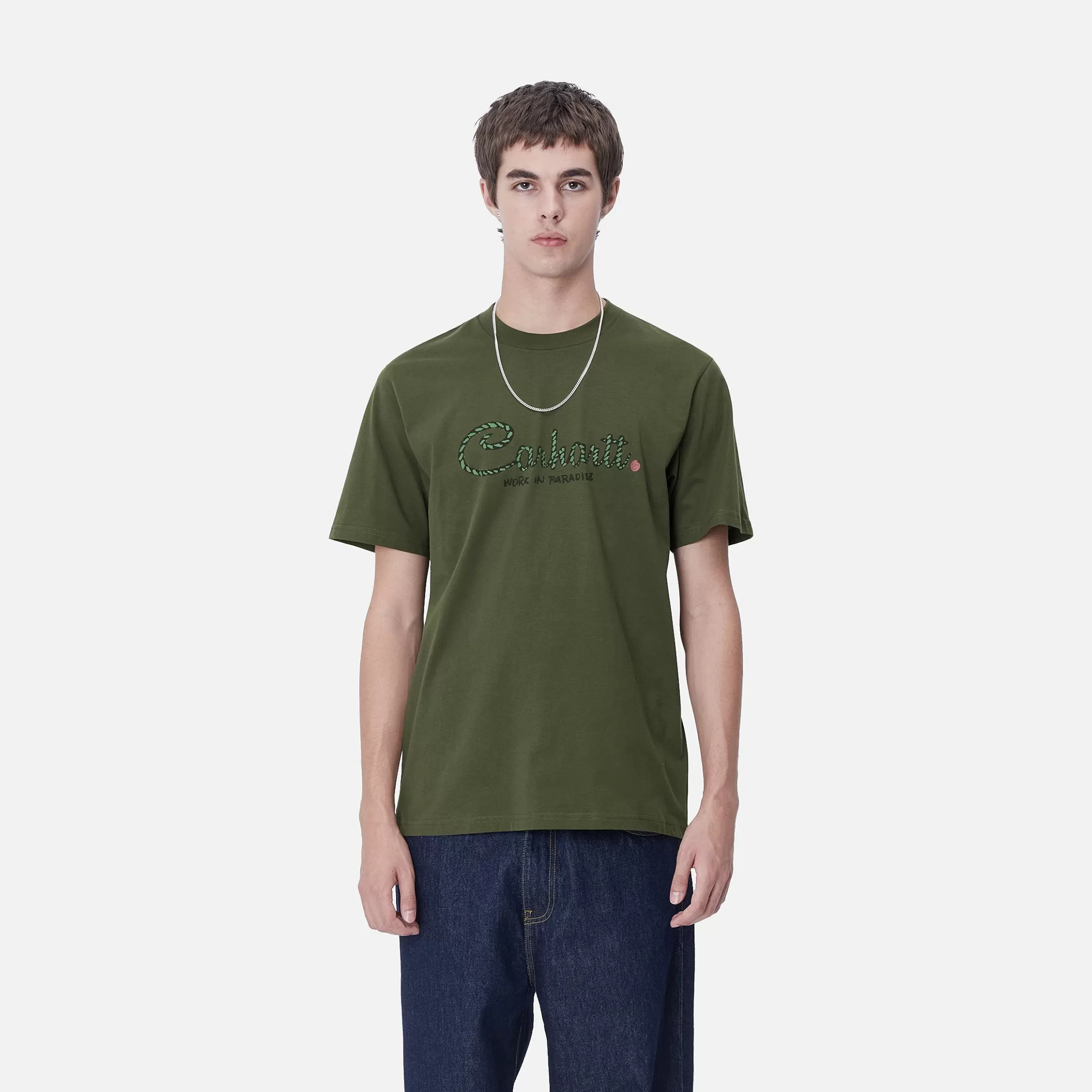 T-Shirts & Polos | Carhartt WIP S/S Paradise Script T-Shirt Tarragon